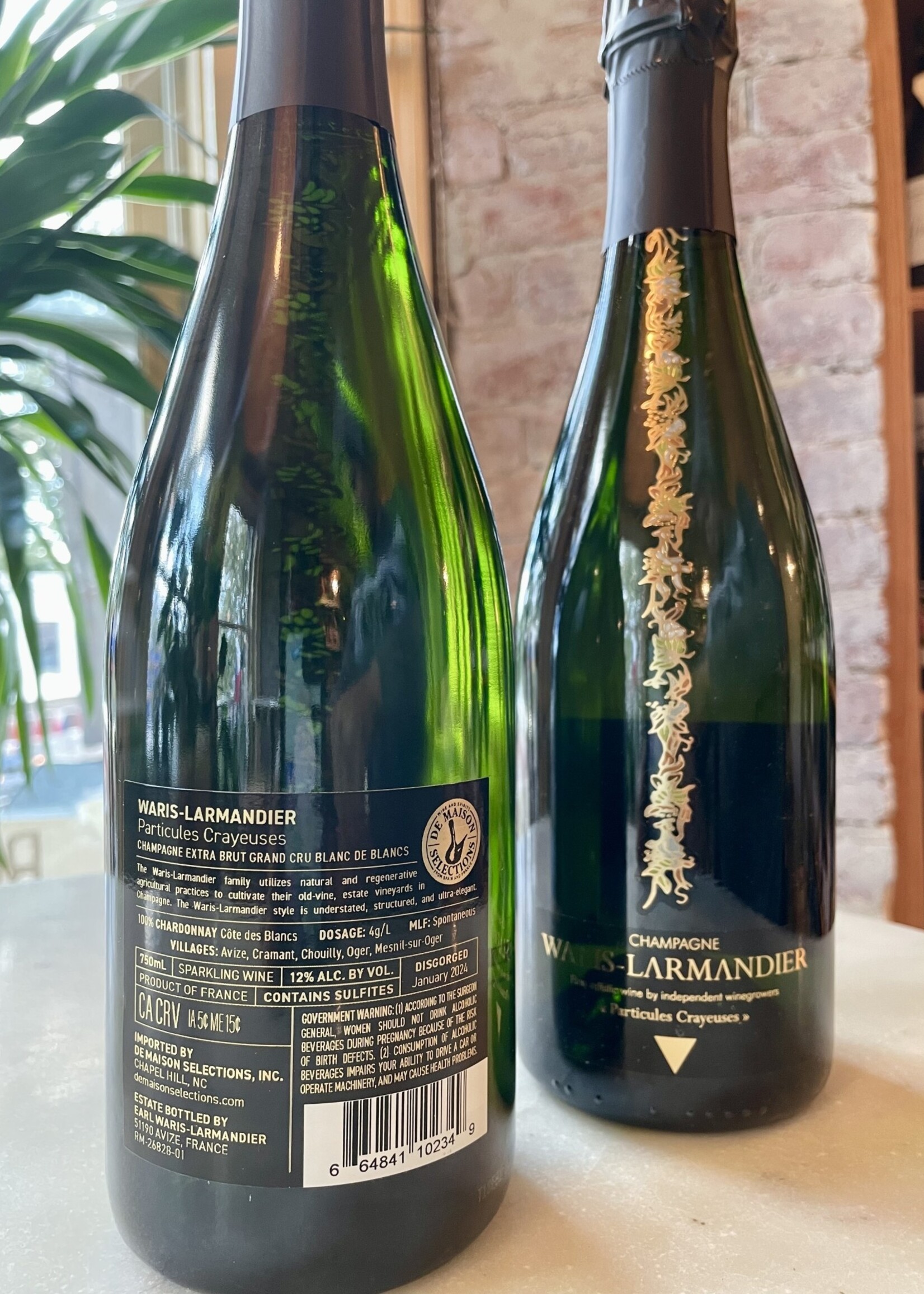 Waris-Larmandier, Particules Crayeuses Grand Cru  Blanc de Blancs Extra Brut Champagne , Champagne, France NV