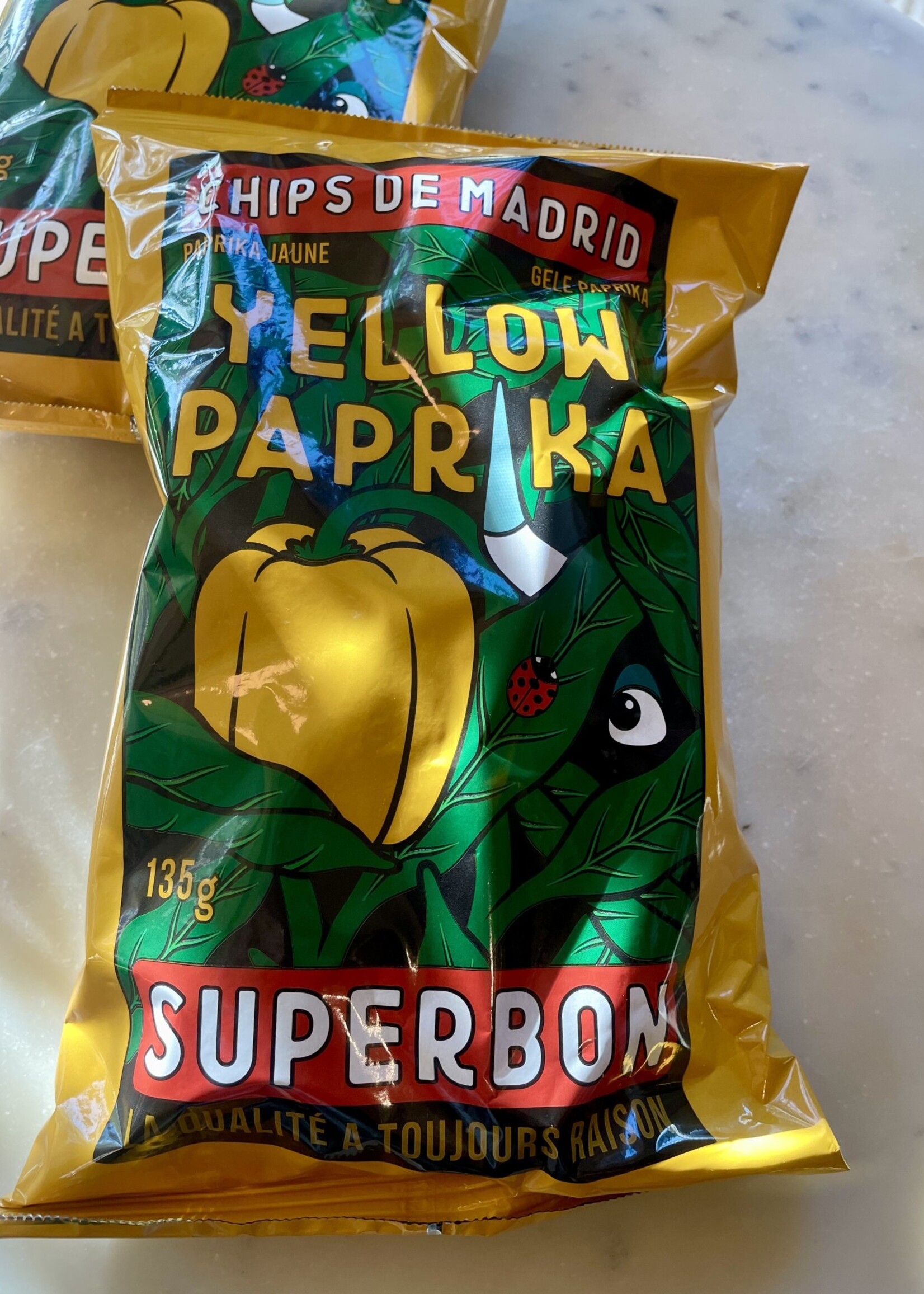 Superbon Yellow Paprika Madrid Potato Chips 135g