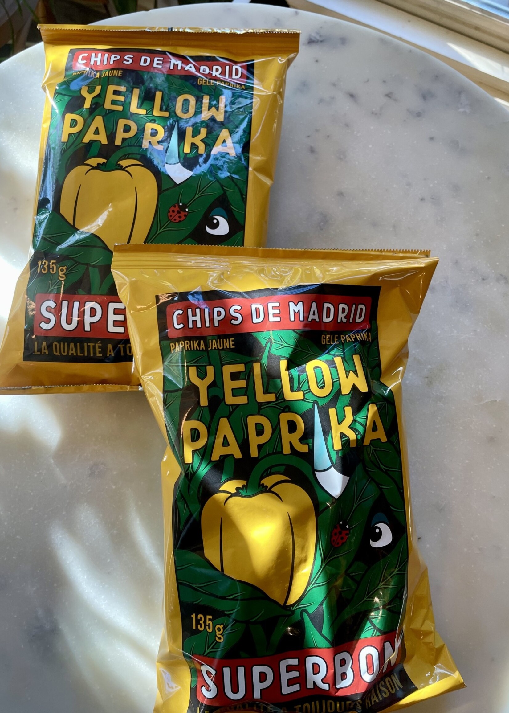 Superbon Yellow Paprika Madrid Potato Chips 135g