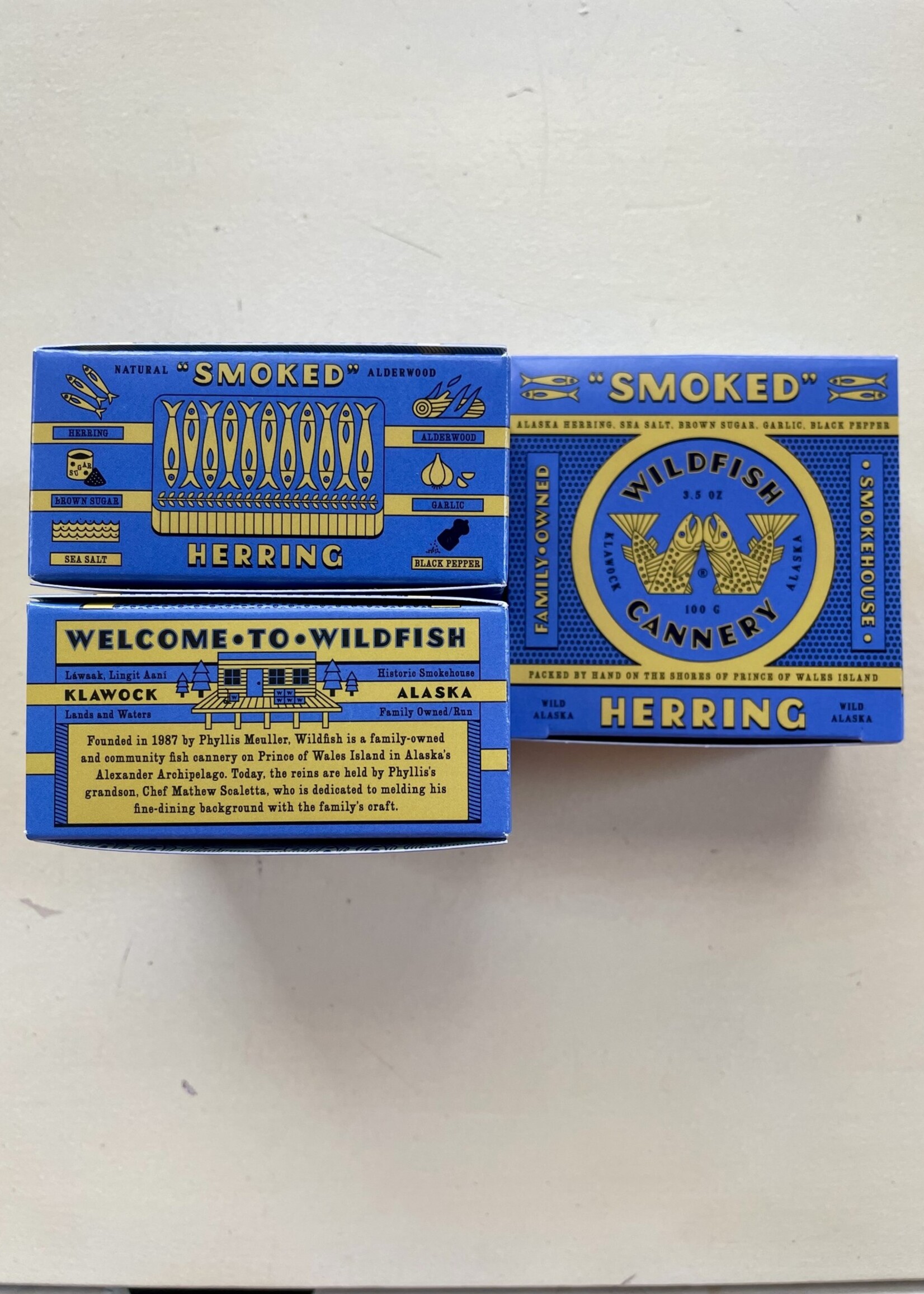 Wildfish Cannery, Smoked Herring, Alaska 100g