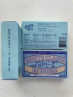 Siesta Co. White Clams in Brine w/ Organic Olive Oil 4oz (123g)