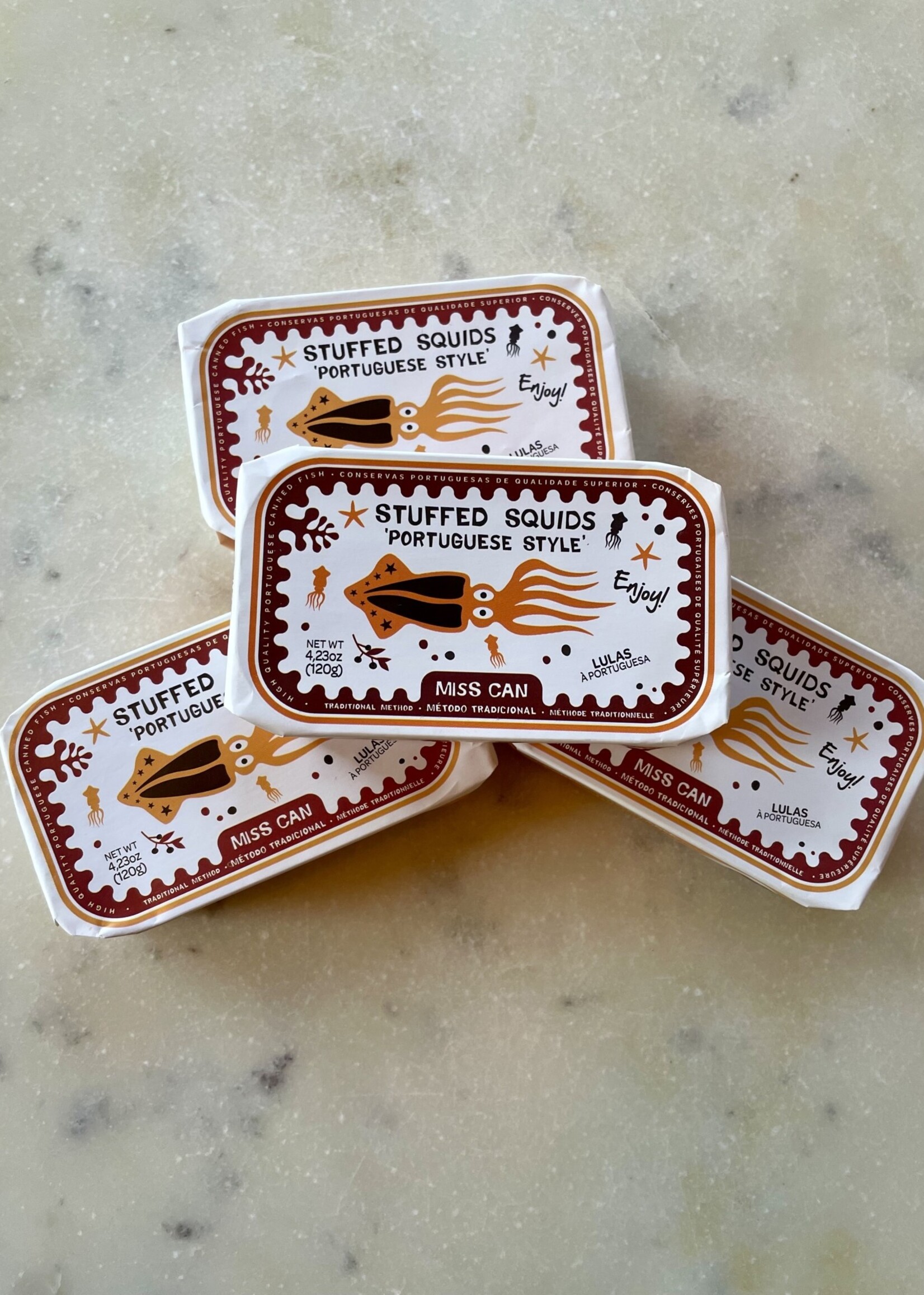 Miss Can Stuffed Squids ‘Portuguese’ Style 4.2oz (120g)
