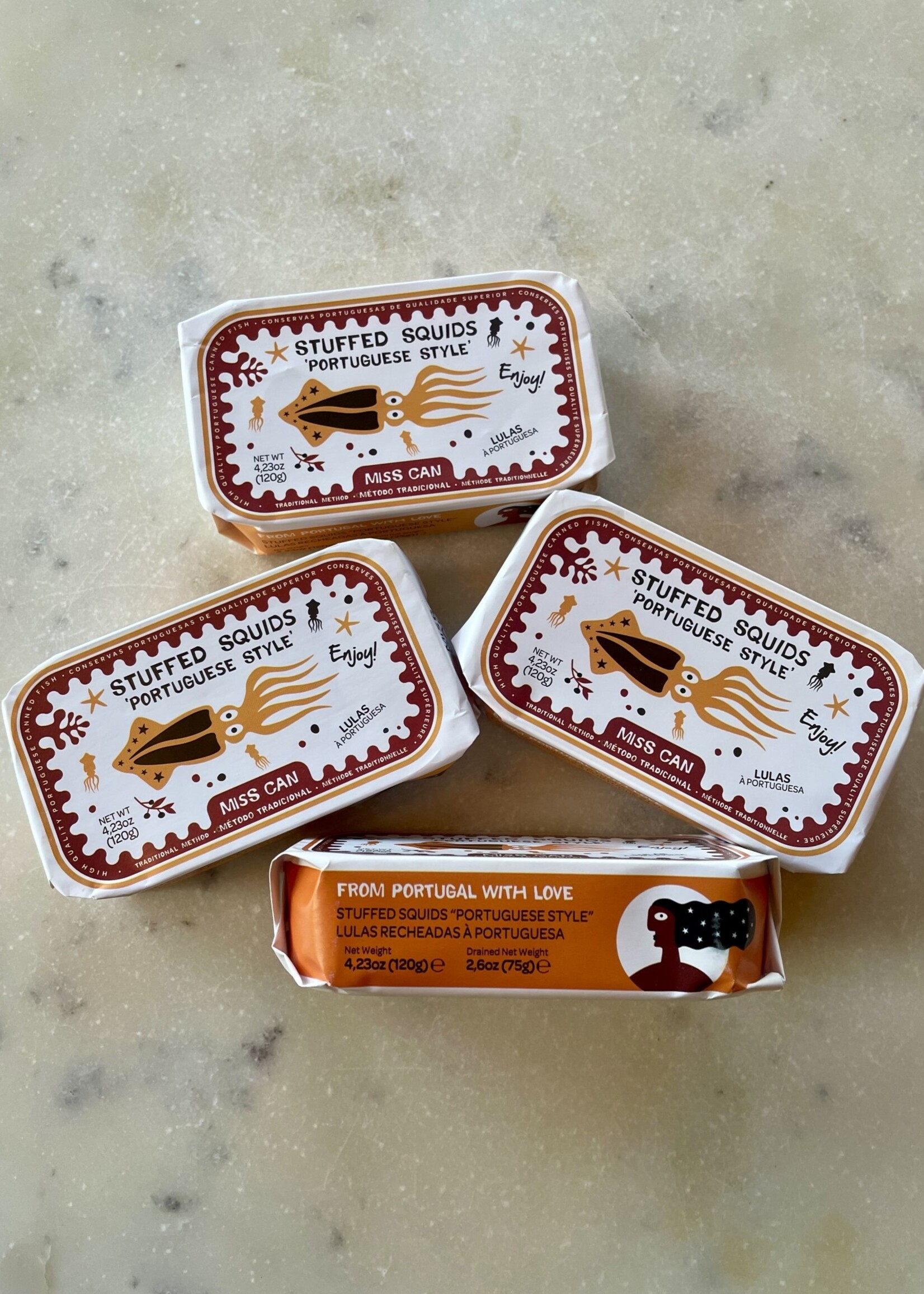 Miss Can Stuffed Squids ‘Portuguese’ Style 4.2oz (120g)