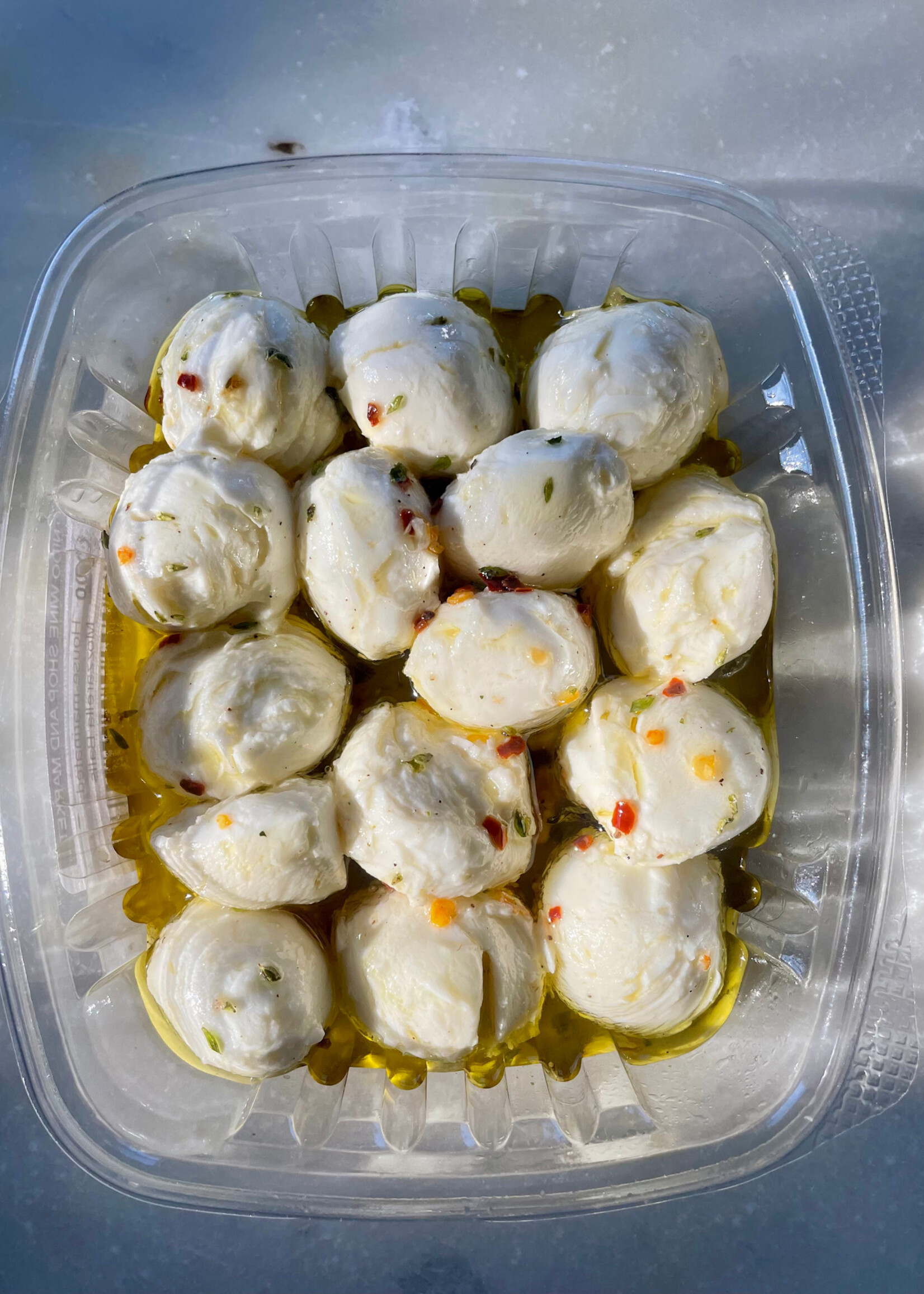 House-marinated Mozzarella Balls 6oz