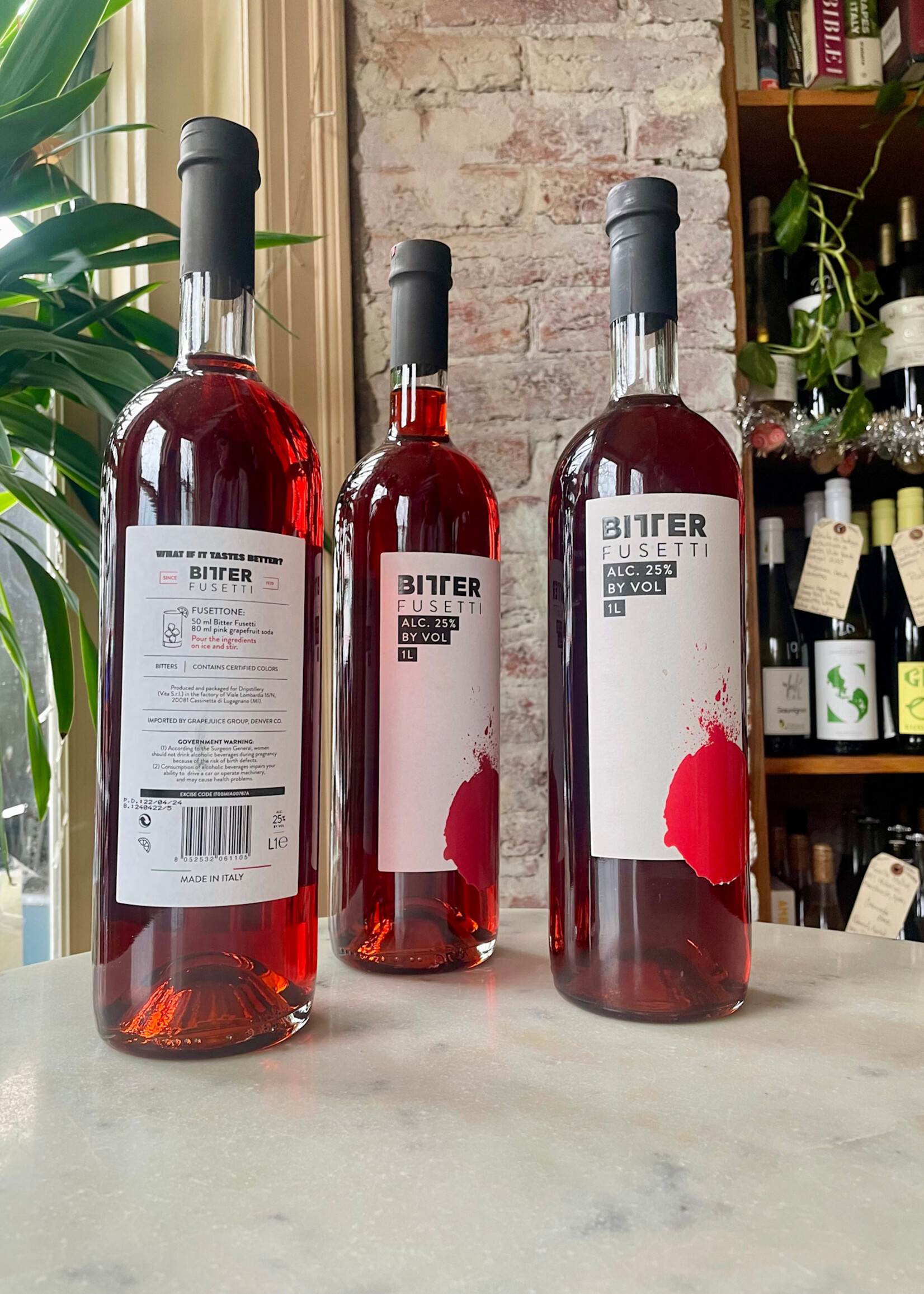 Dripstillery Bitter Fusetti, Milan, Italy 1 Liter