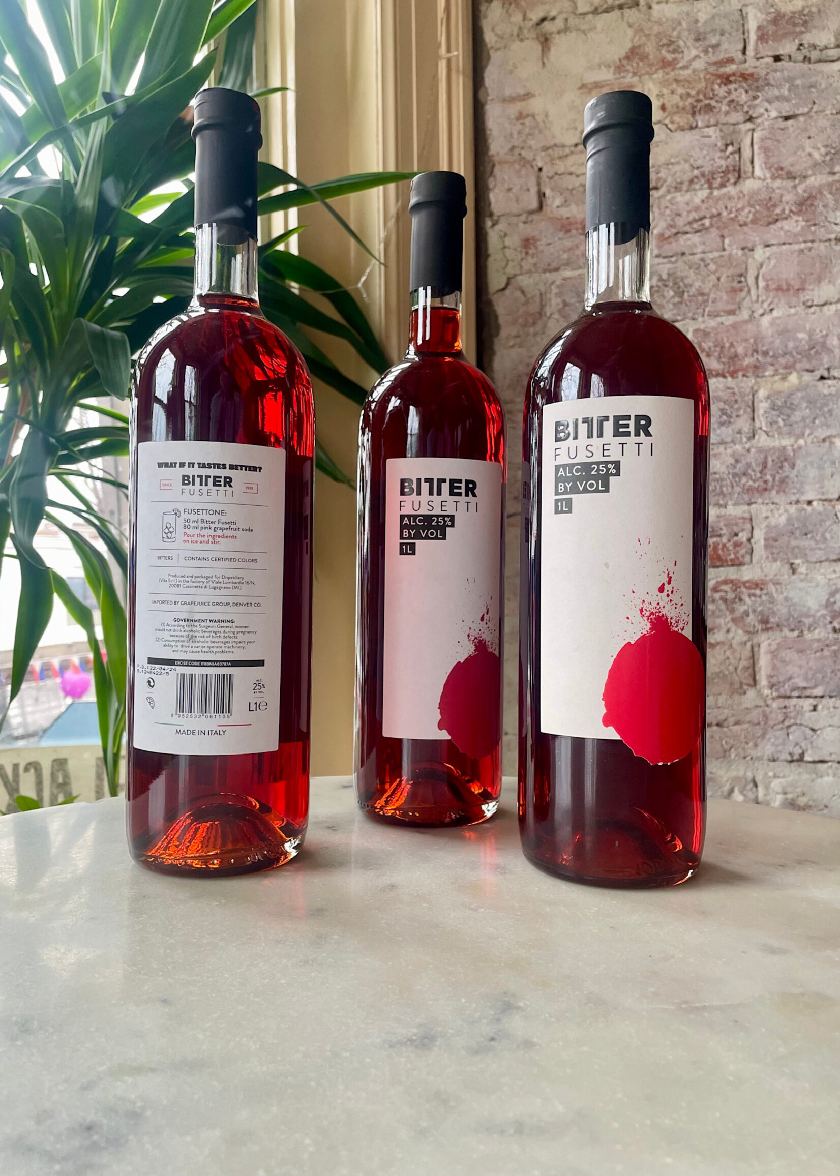 Dripstillery Bitter Fusetti, Milan, Italy 1 Liter