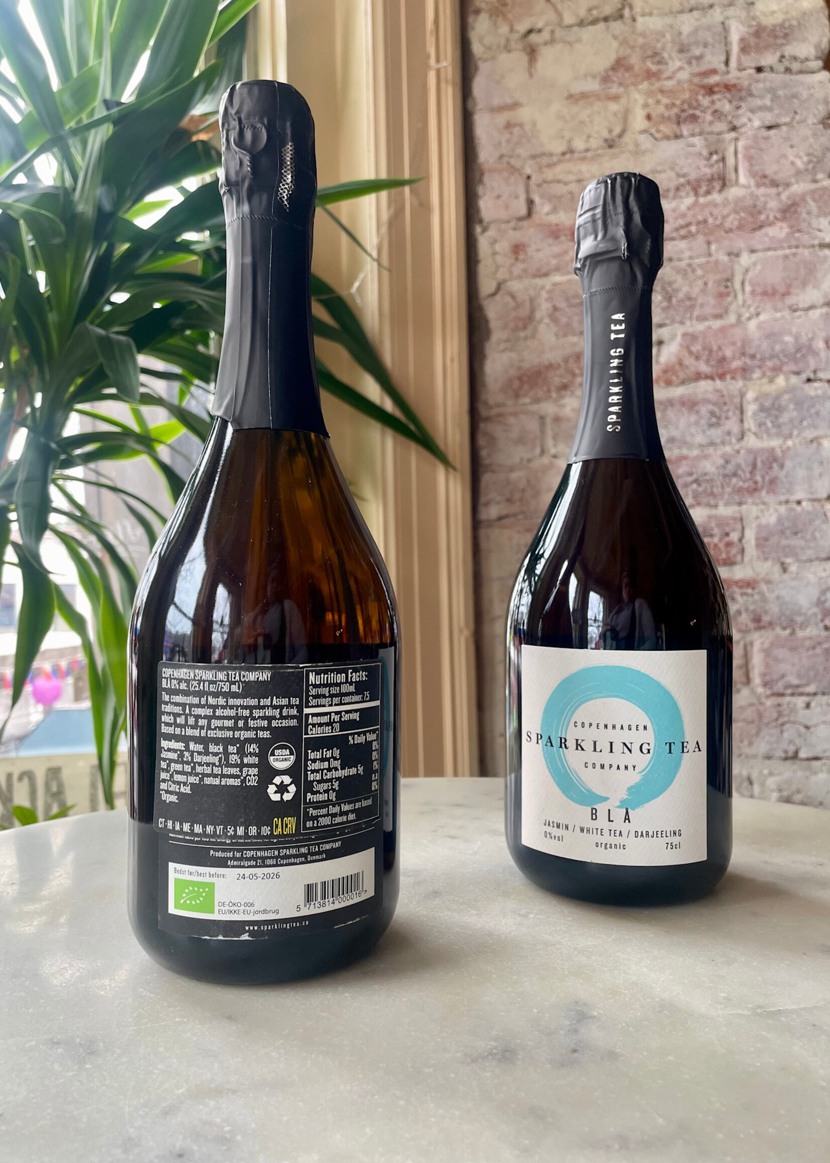 Copenhagen Sparkling Tea Company, Blå Jasmine/White Tea/Darjeeling