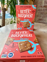 Maine Crisp Better Buckwheat, Sea Salt Crisps Gluten-Free Crackers