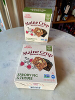 Maine Crisp Better Buckwheat, Savory Fig & Thyme Crisps Gluten-Free Crackers