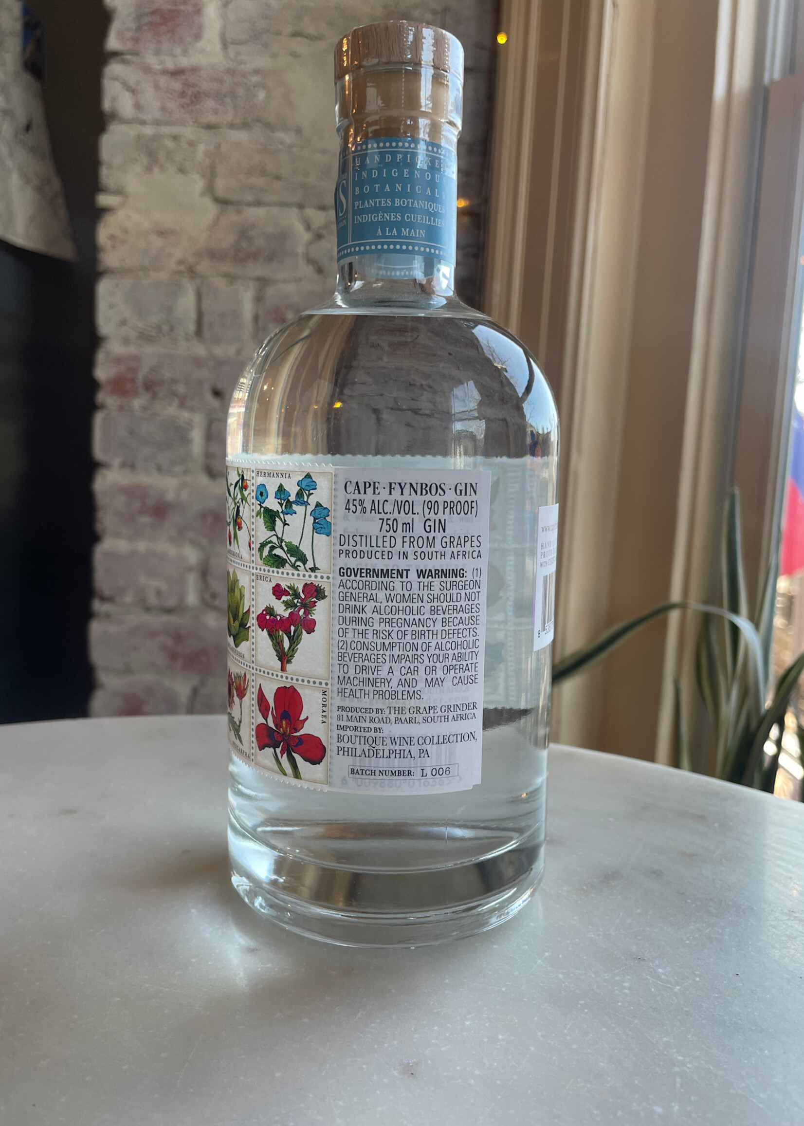 Cape Fynbos Gin, South Africa