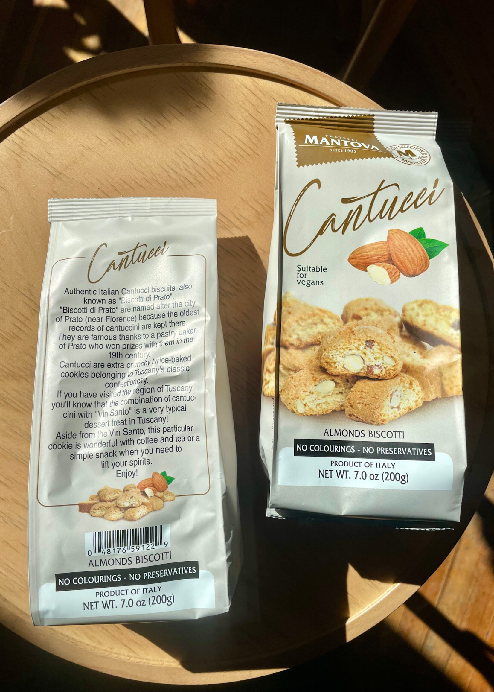 Fratelli Mantova Cantucci, Almond Biscotti 7oz 200g)