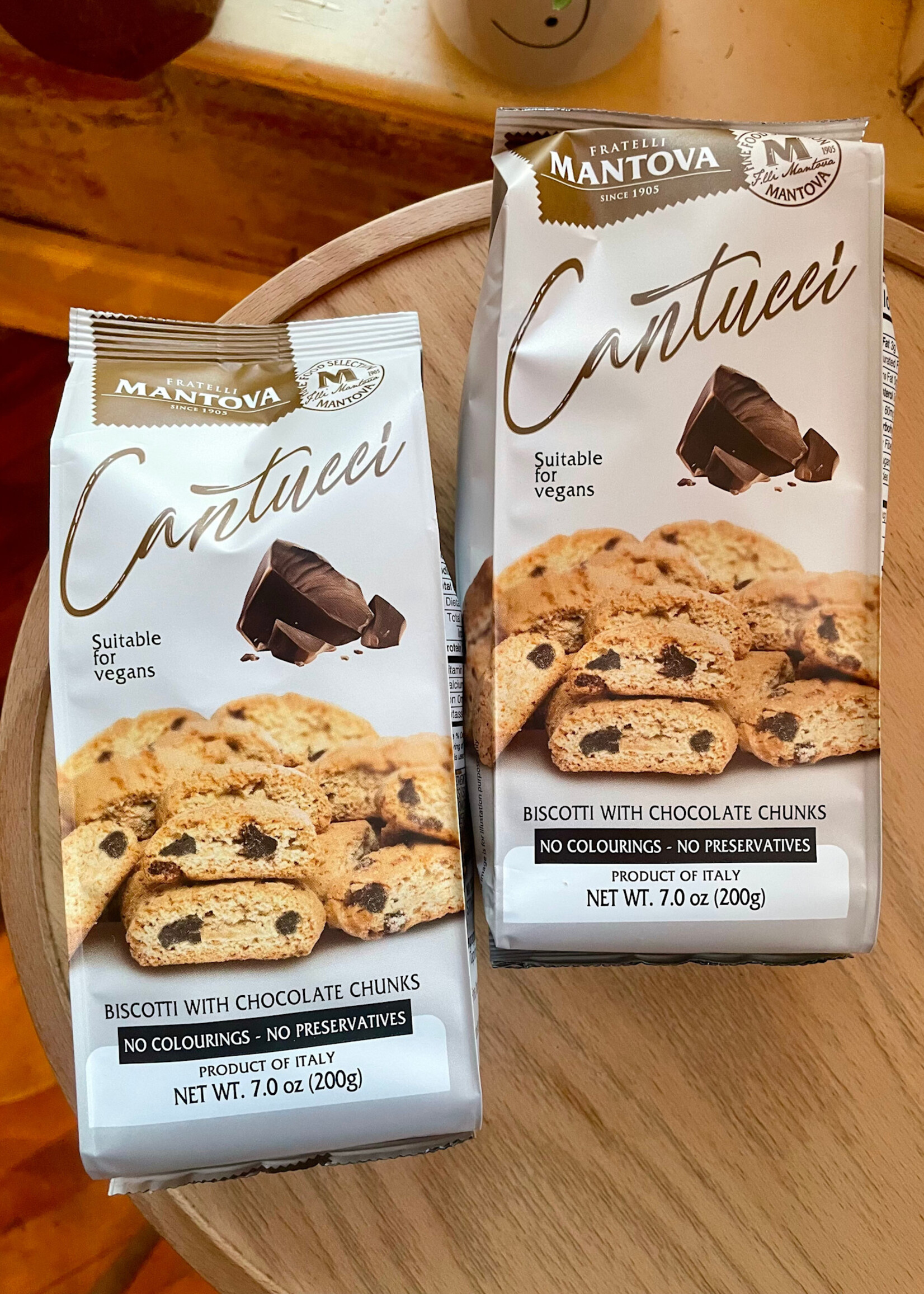 Fratelli Mantova Cantucci, Chocolate Chunks Biscotti 7oz 200g)