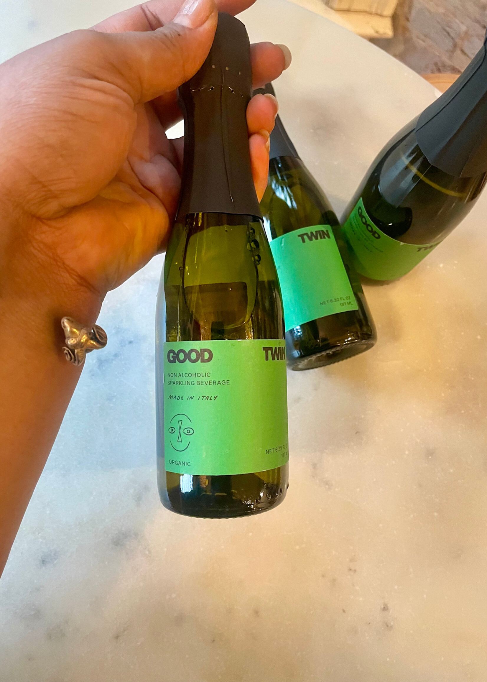 Good Twin Organic Non Alcoholic Sparkling Prosecco Single Serving 200ml
