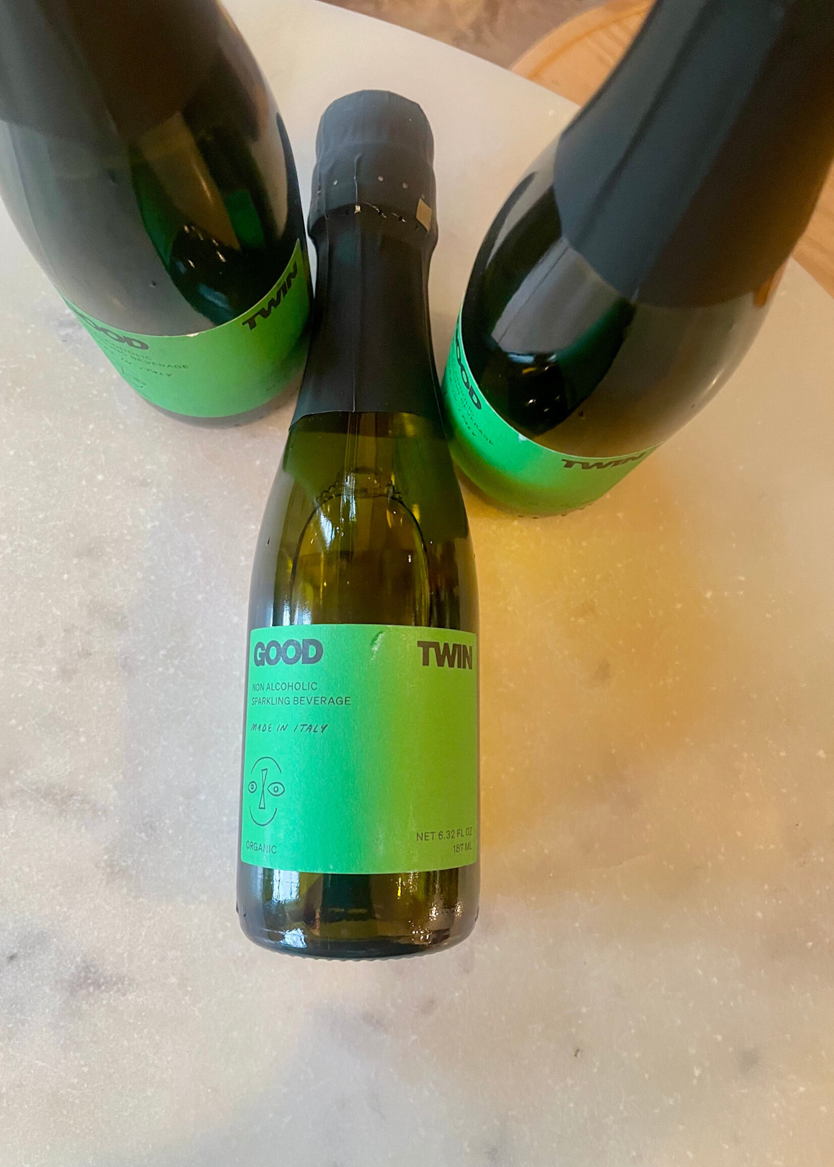 Good Twin Organic Non Alcoholic Sparkling Prosecco Single Serving 200ml
