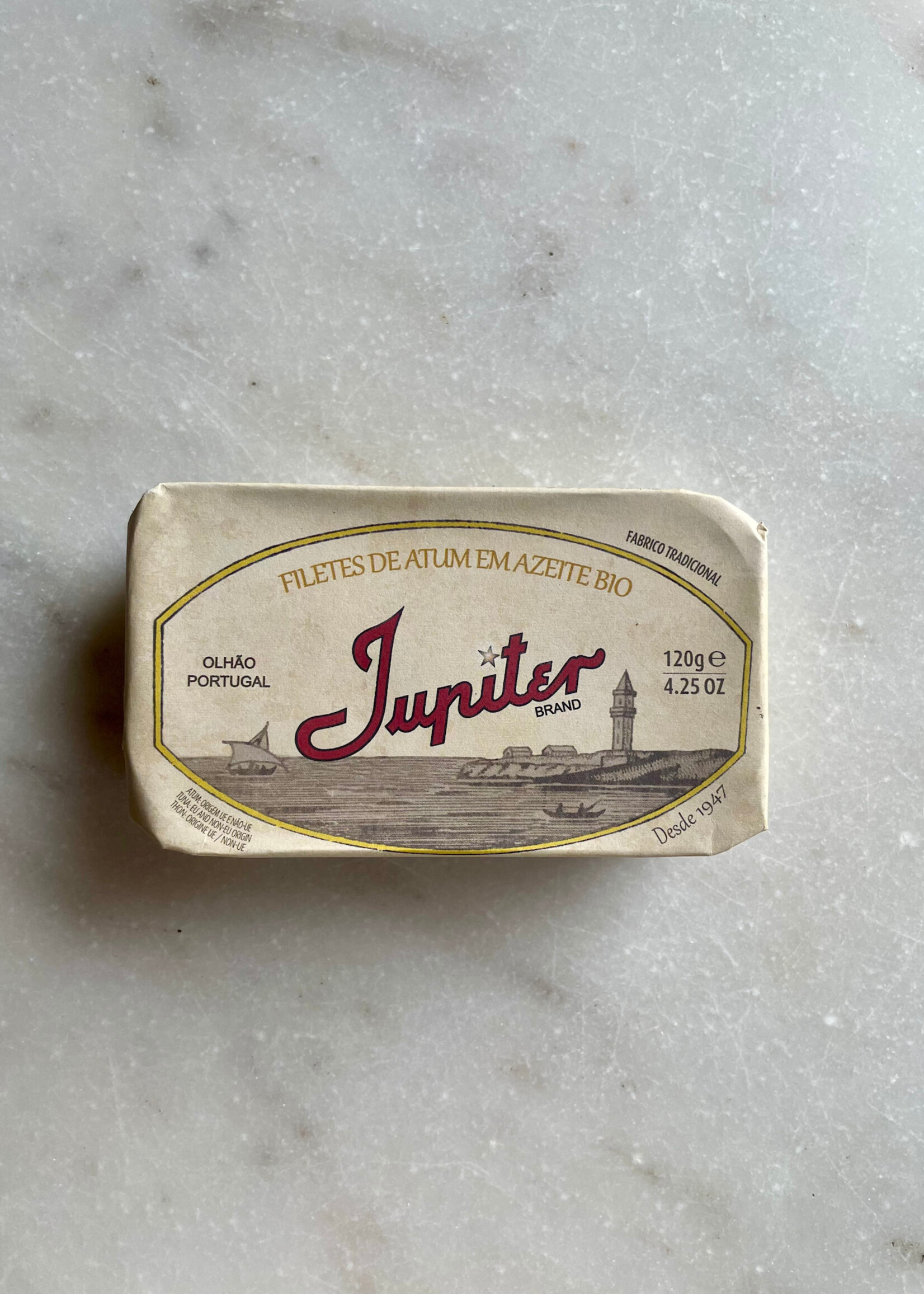 Jupiter Tuna Fillets in Organic Olive Oil 120g (4.25oz)