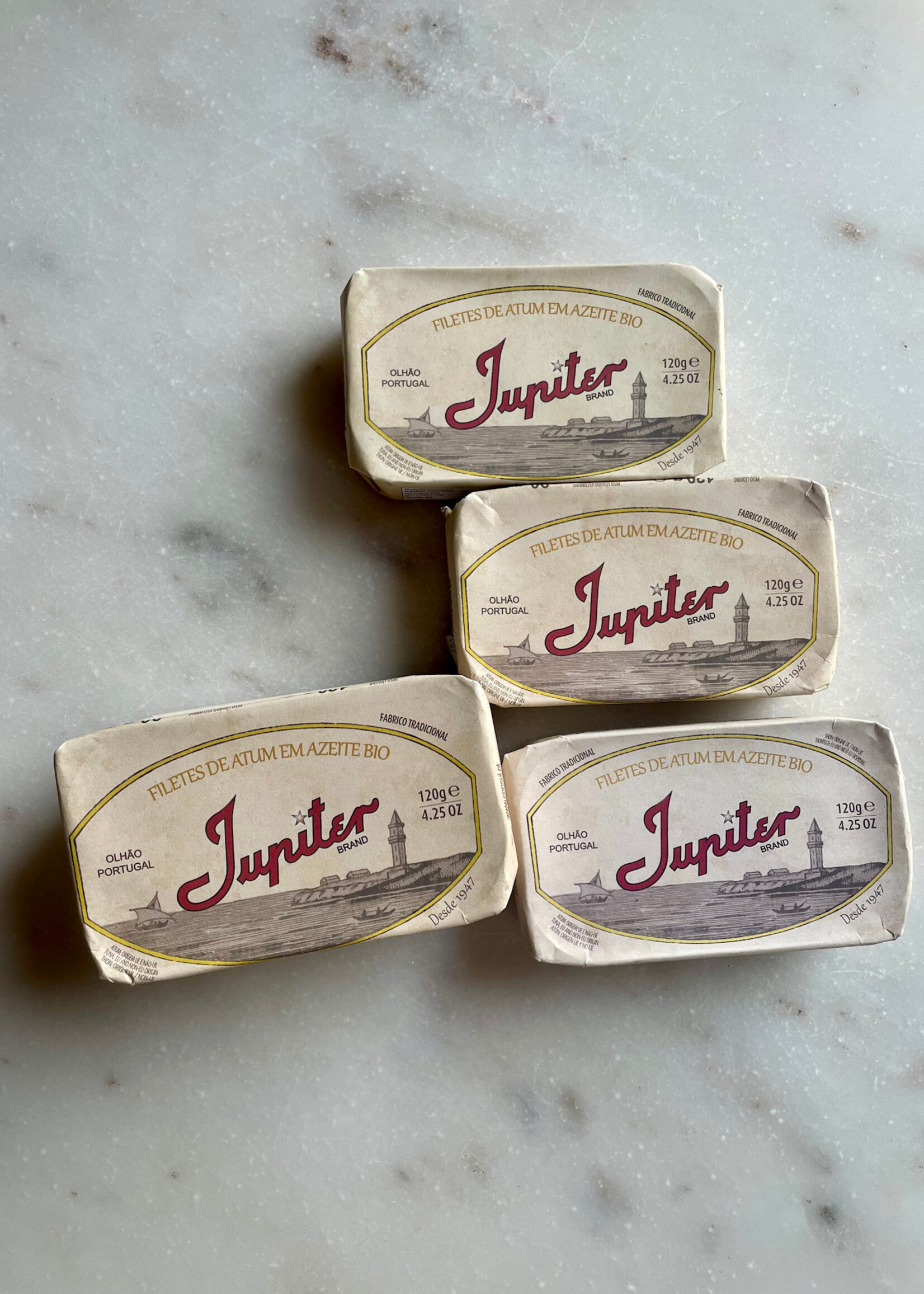 Jupiter Tuna Fillets in Organic Olive Oil 120g (4.25oz)