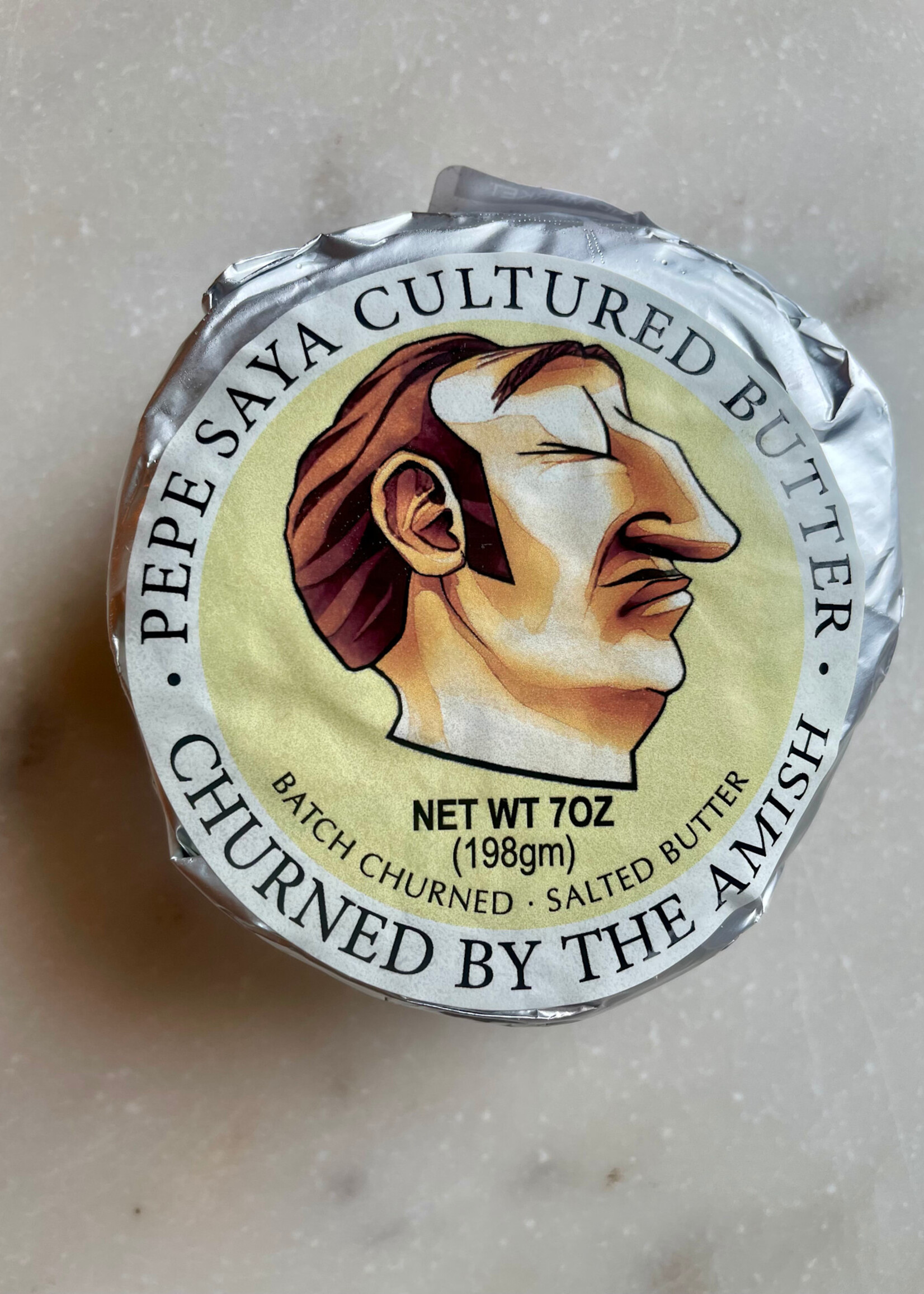 Pepe Saya Cultured Butter Batch Churned Salted Butter 7oz (198g)