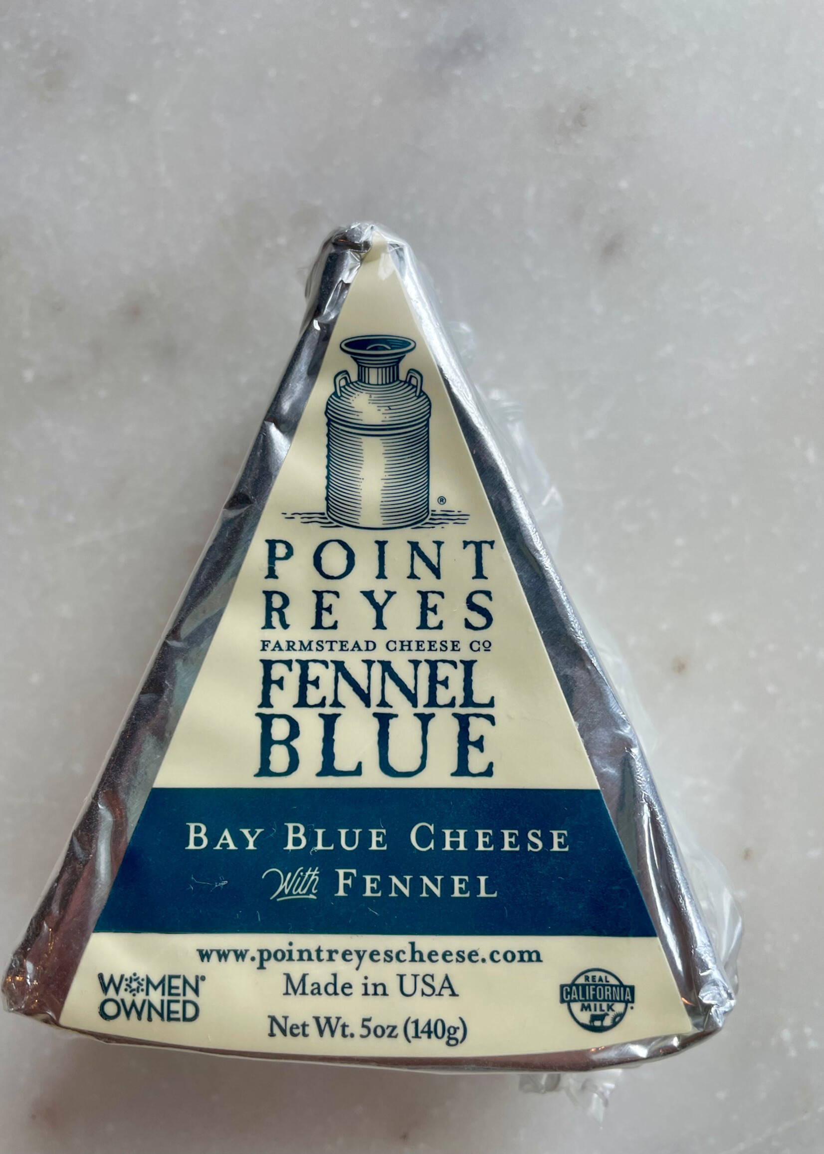 Point Reyes Farmstead Cheese Co., Blue Cheese with Fennel  5oz (140g)