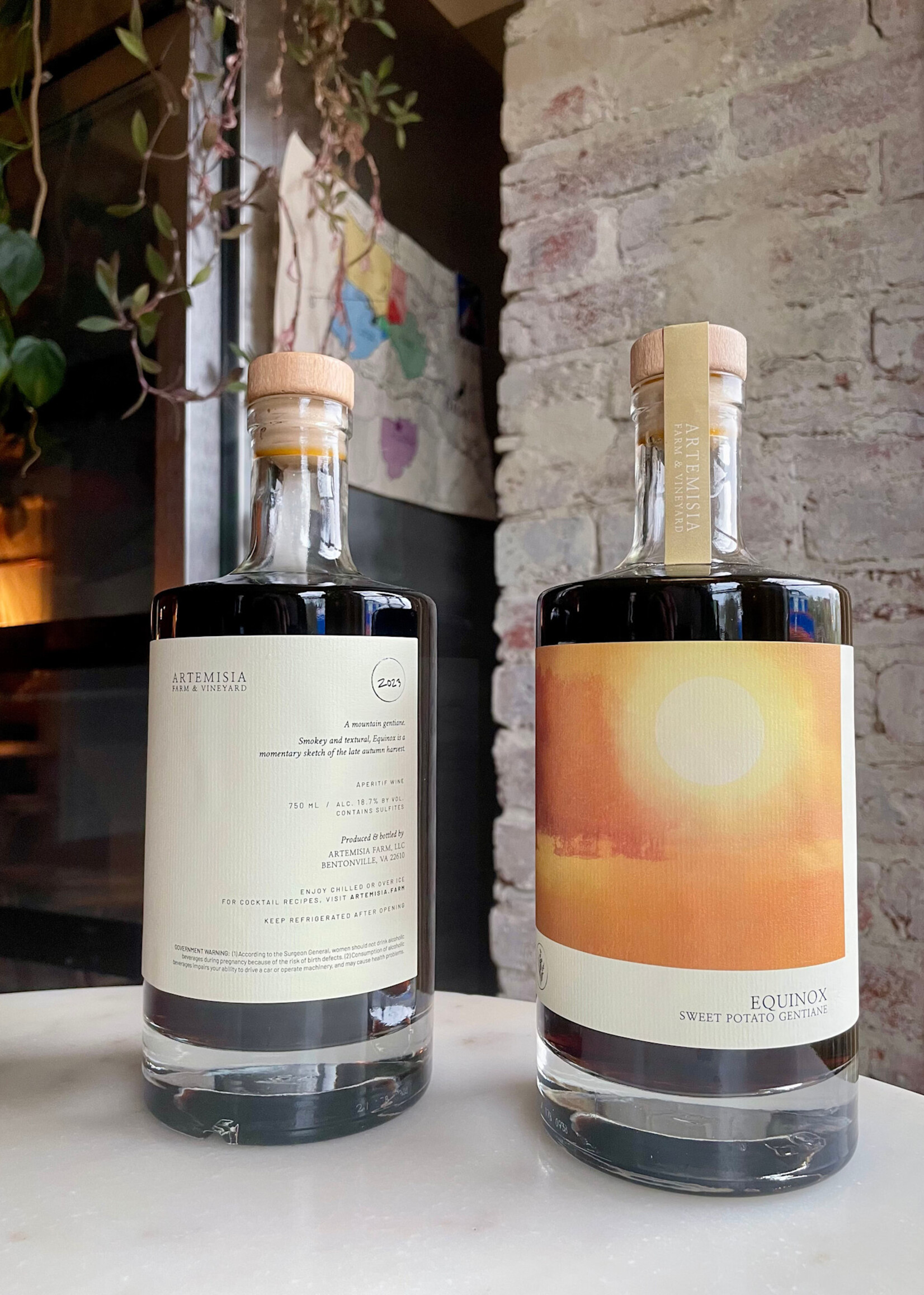 Artemisia Farm & Vineyard Vermouth “Equinox” Sweet Potato Gentiane 2023