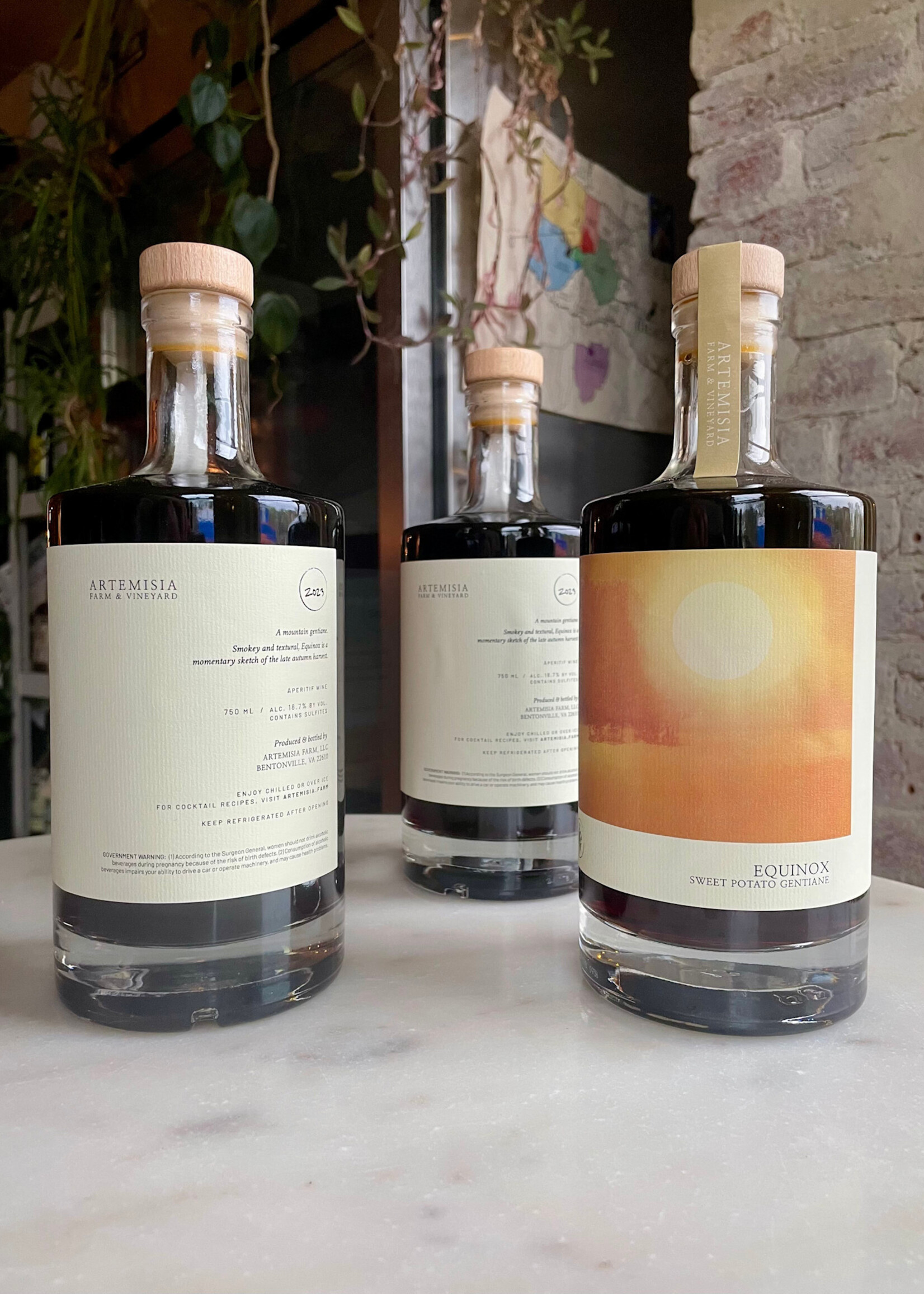 Artemisia Farm & Vineyard Vermouth “Equinox” Sweet Potato Gentiane 2023