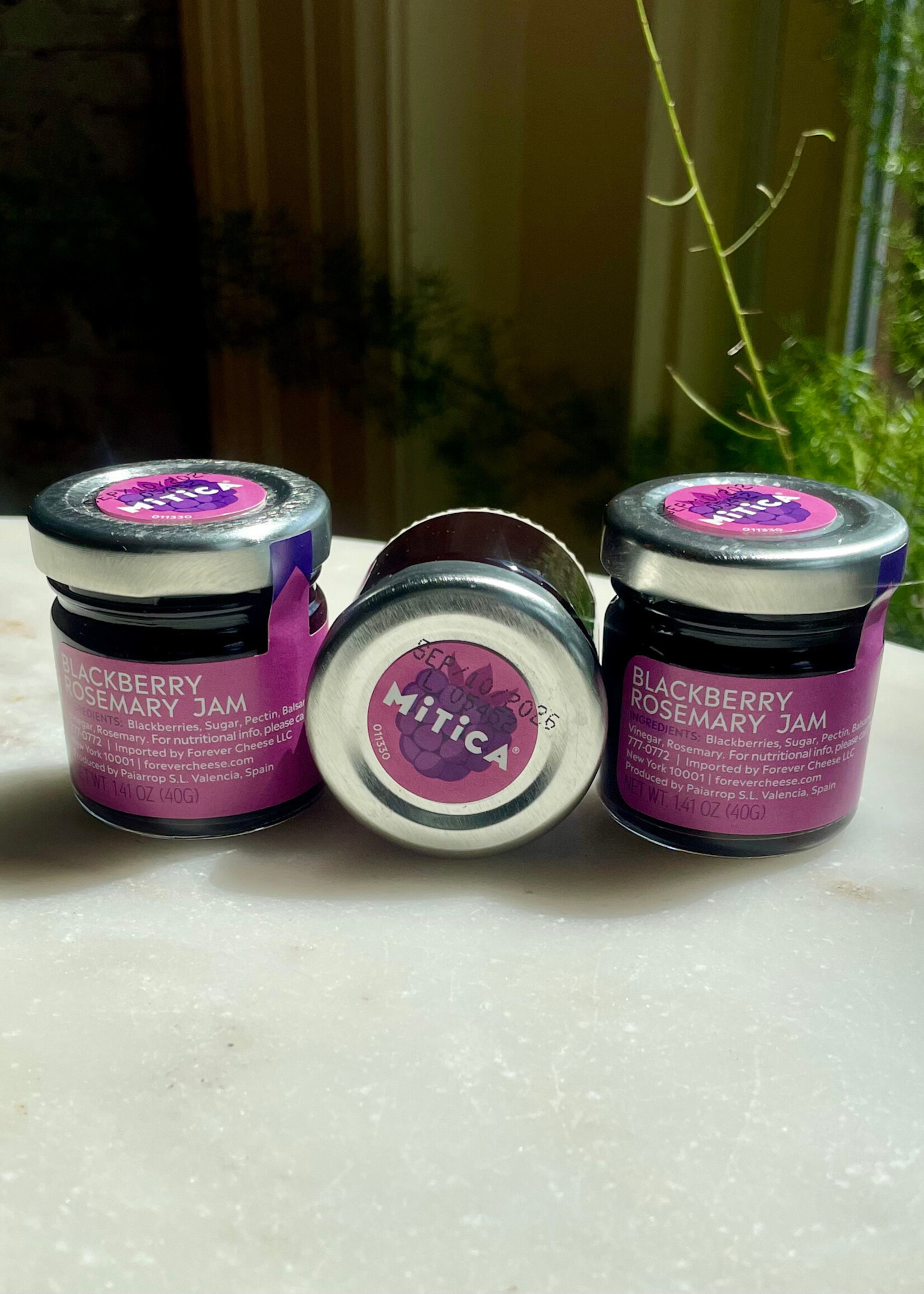 Mitica Blackberry Rosemary Mini Jam 1.41oz (40g)