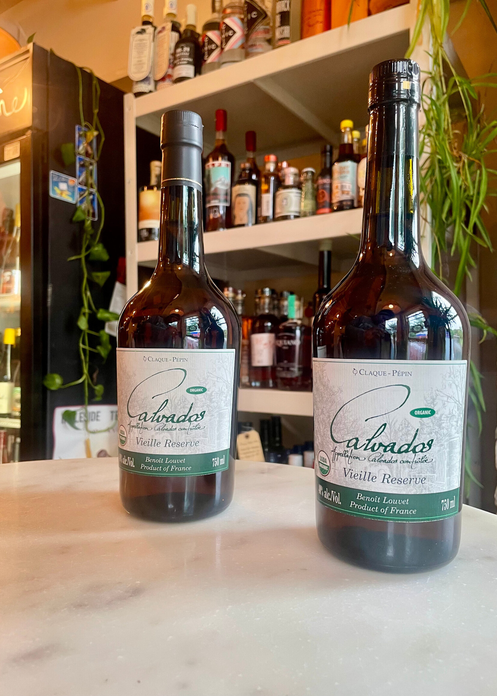 Claque Pepin Organic Calvados Vieille Res 750ml