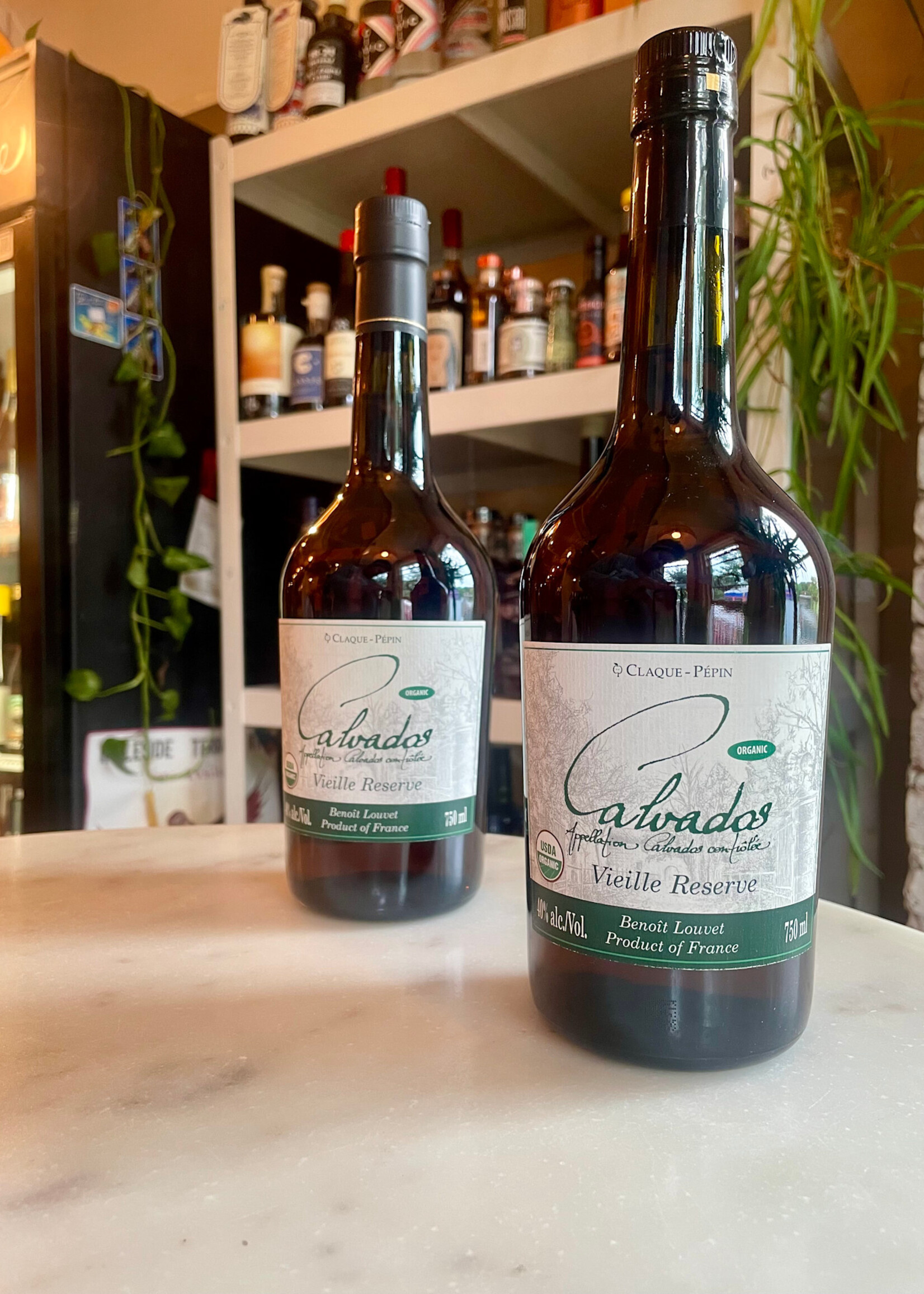 Claque Pepin Organic Calvados Vieille Res 750ml