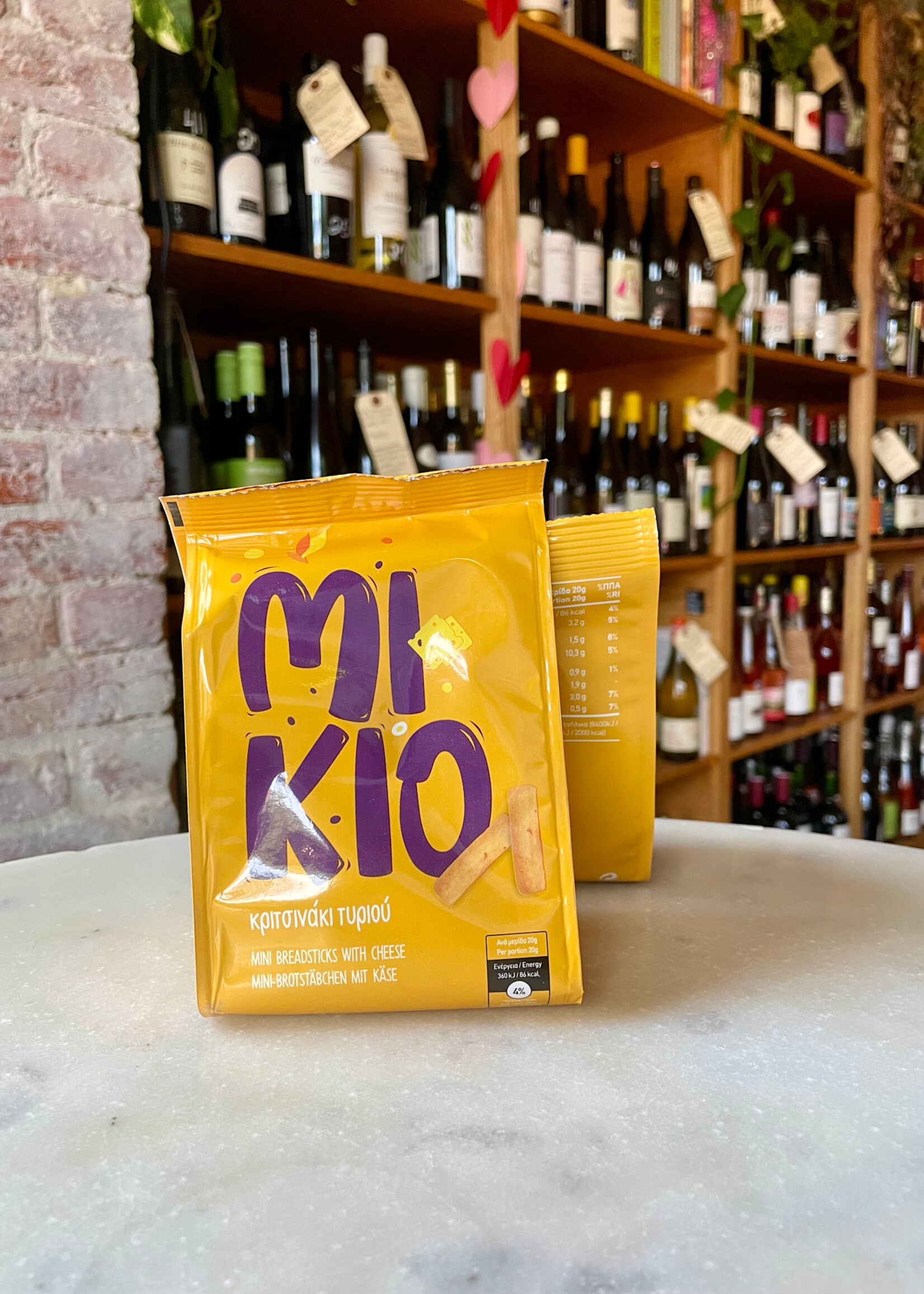 Mikio Mini Breadstick with Cheese, Greece (80g) 2.82oz