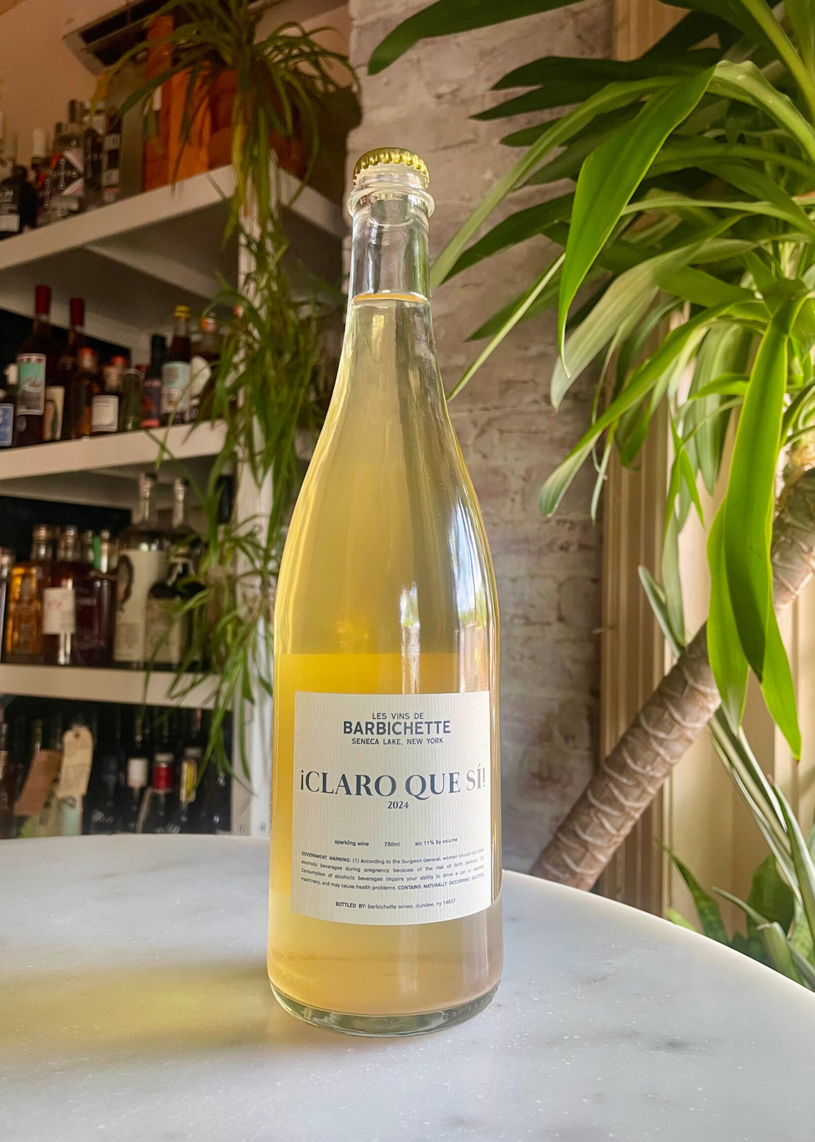 Barbichette Wines, Claro Que Si Sparkling, Seneca Lake, New York 2024