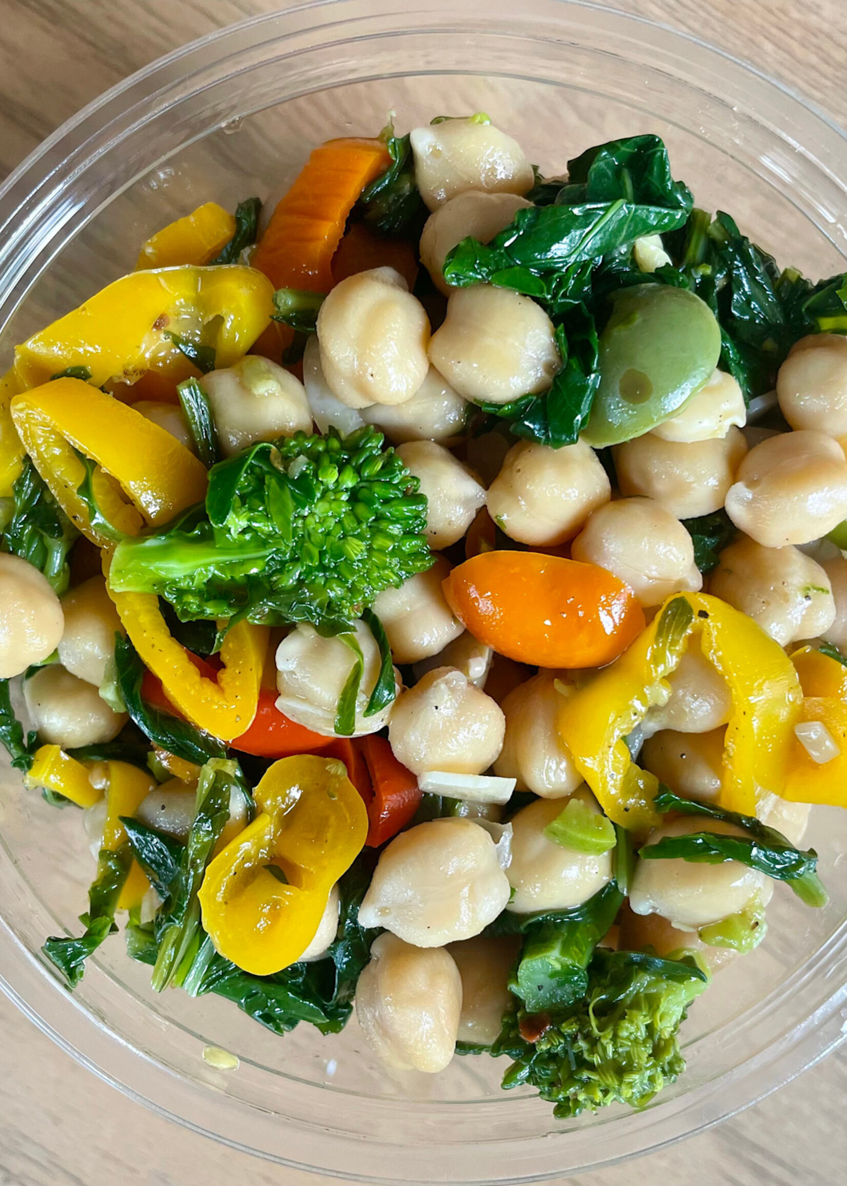 Chickpea, Arugula, Pepper Salad 16oz