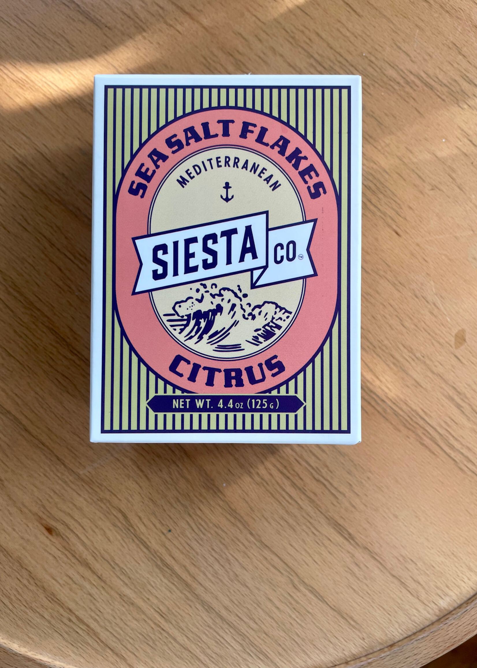 Siesta Co, Mediterranean Citrus Sea Salt Flakes 4.4oz (125g)