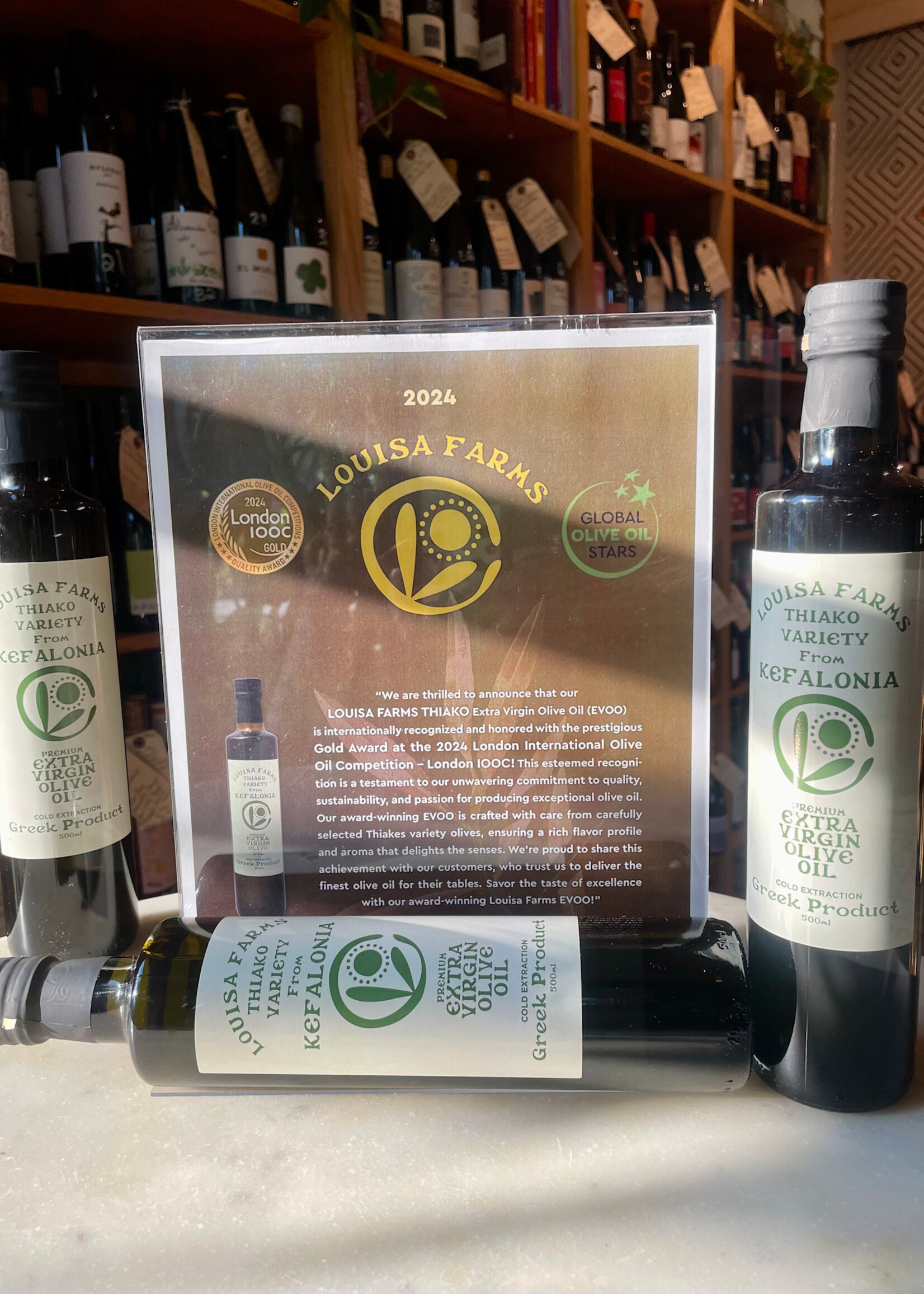 Louisa Farms, Thiako, Kefalonia, Greek 500ml