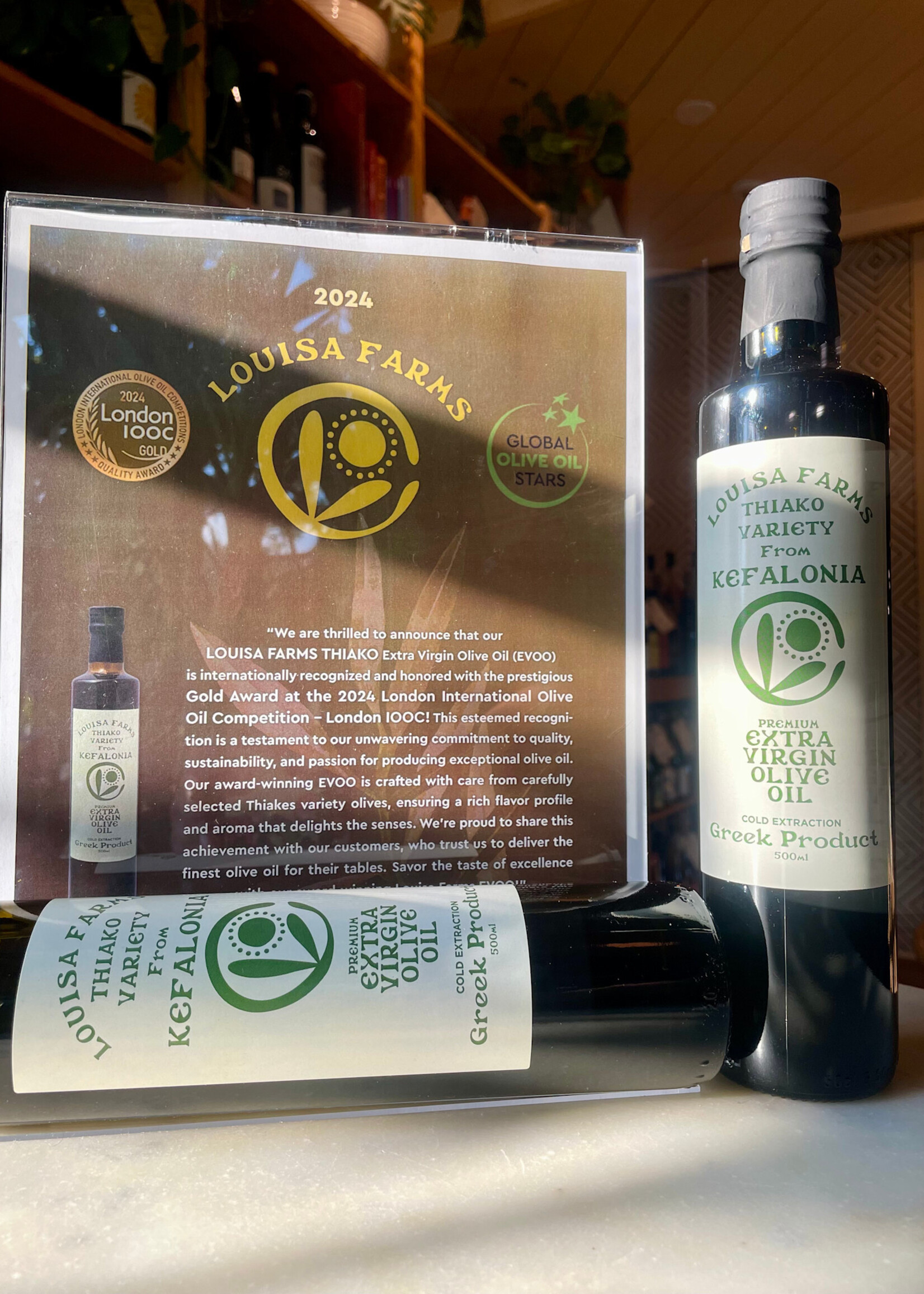 Louisa Farms, Thiako, Kefalonia, Greek 500ml