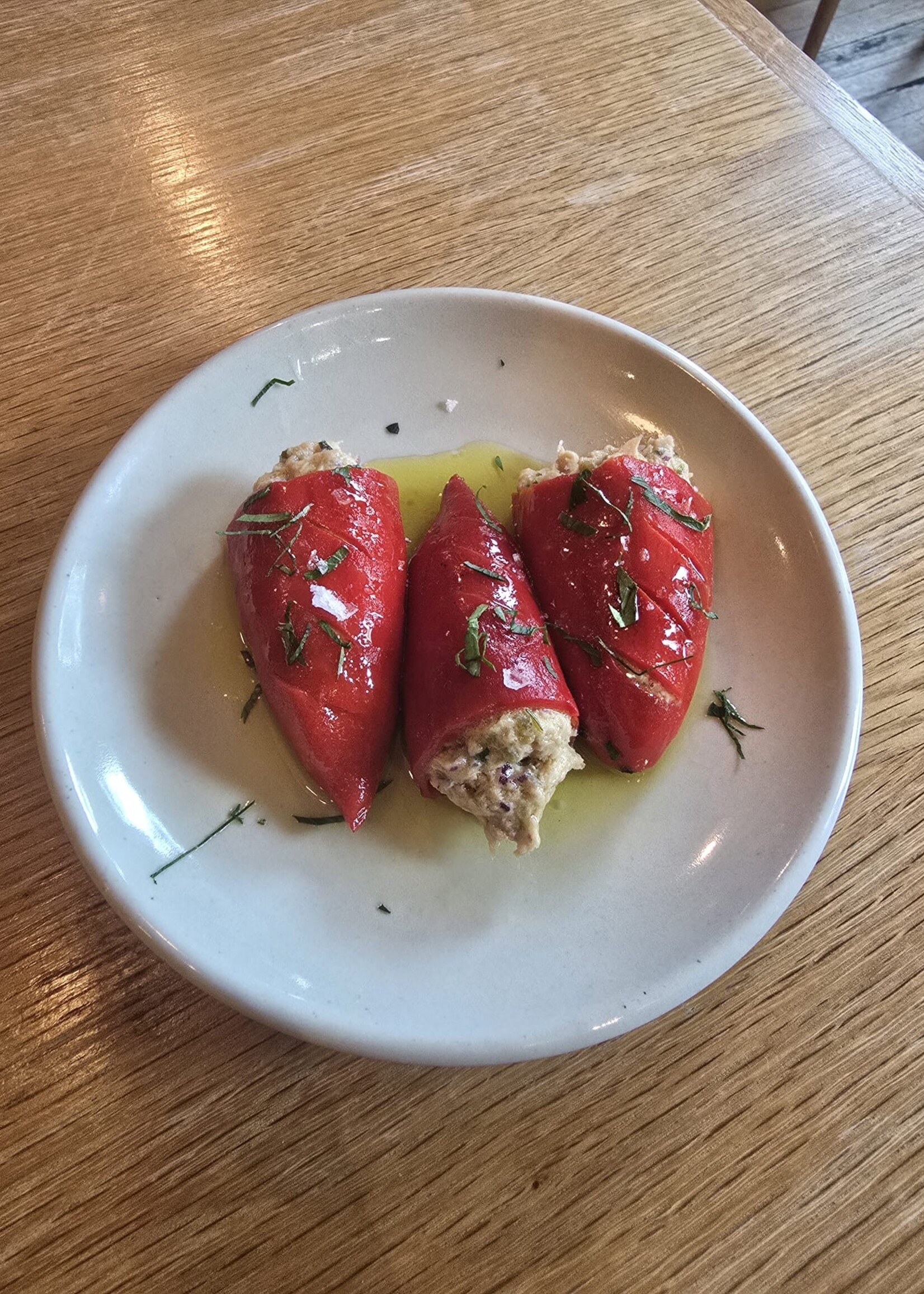 Spanish Tuna Salad stuffed Piquillo Peppers 3 pieces