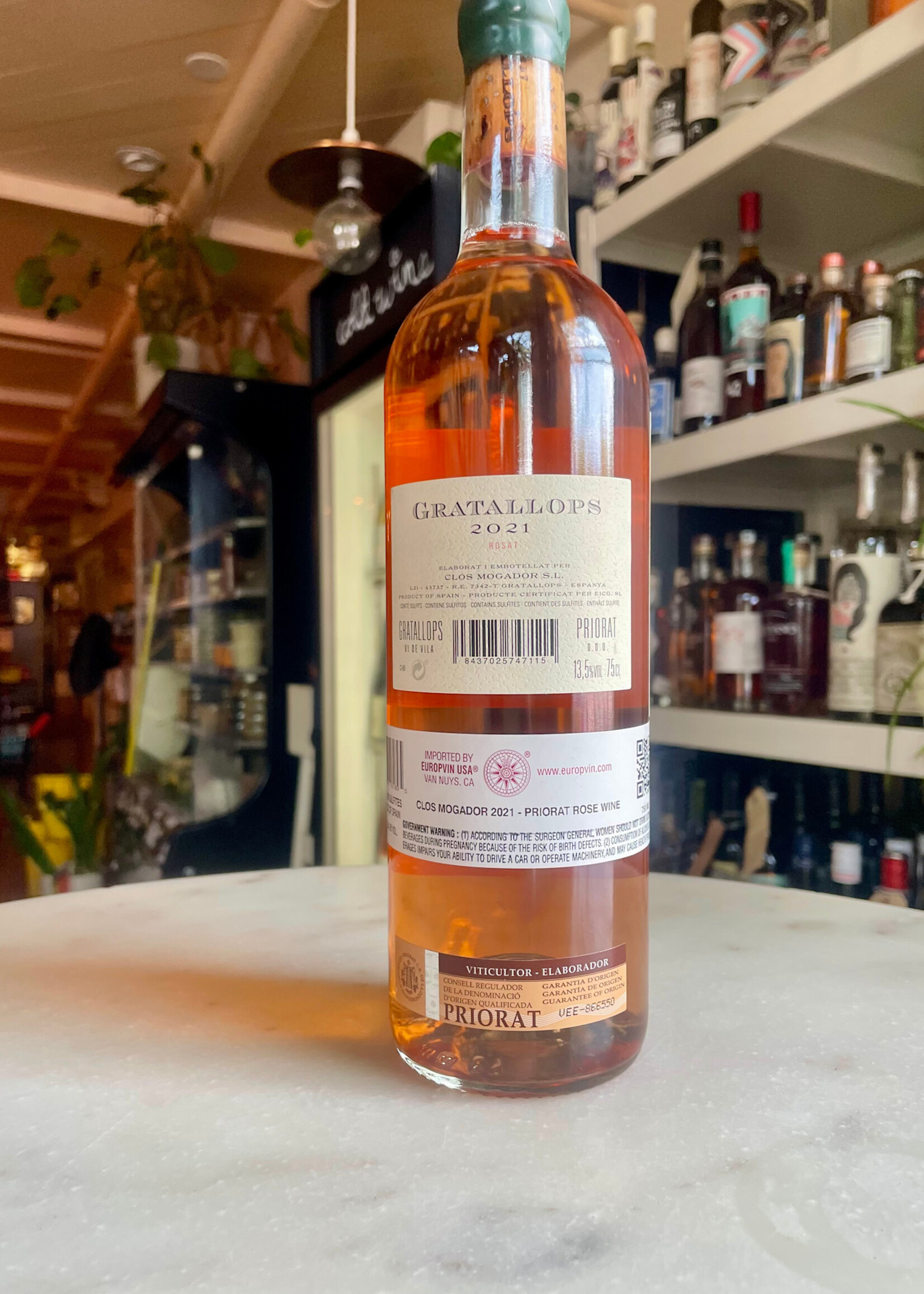 Clos Mogador Rosat vi de vila Gratallops Priorat Rose, Priorat, Spain 2021