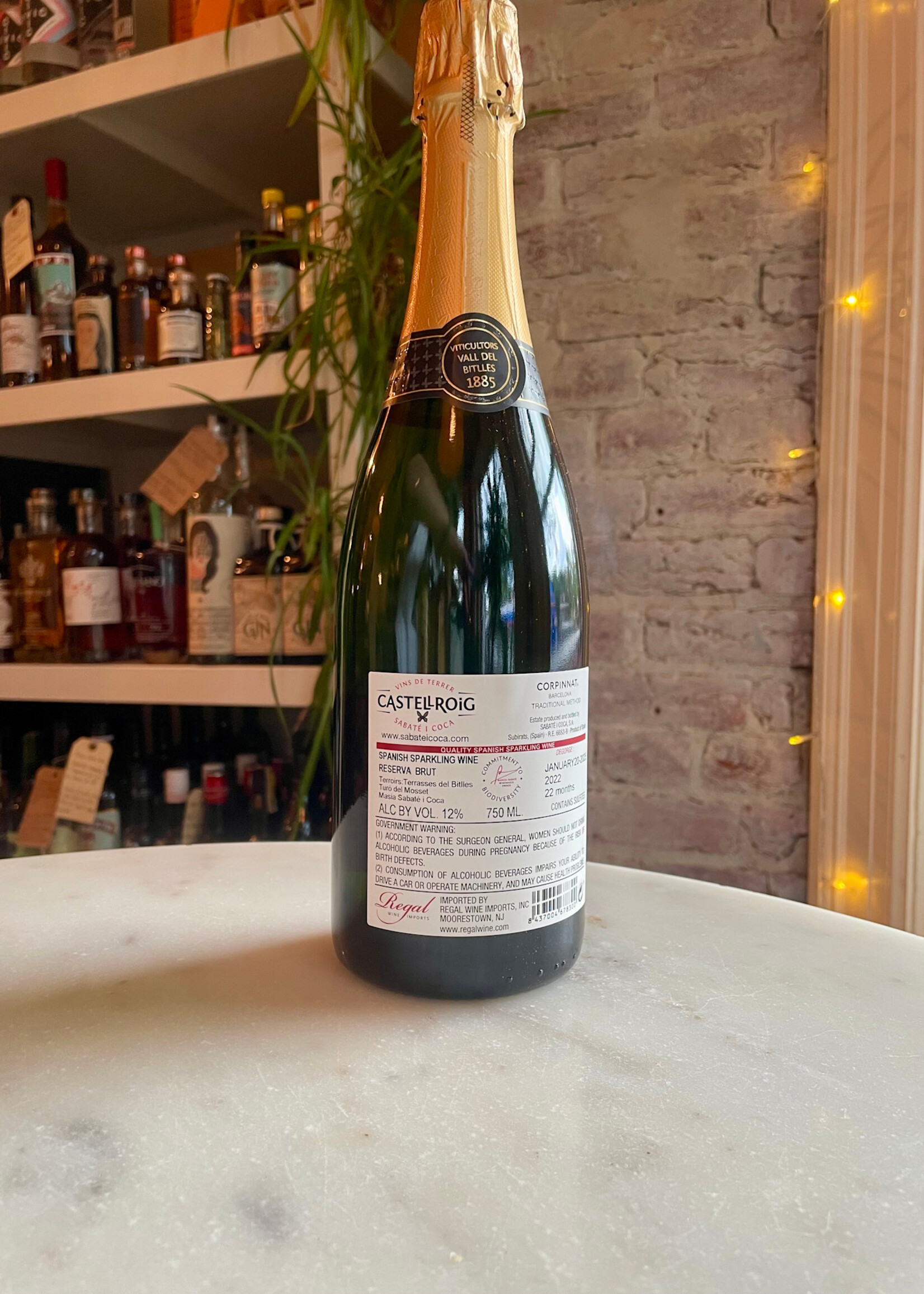 Finca Sabaté i Coca, ‘Castellroig’ Brut Reserva, Spain NV