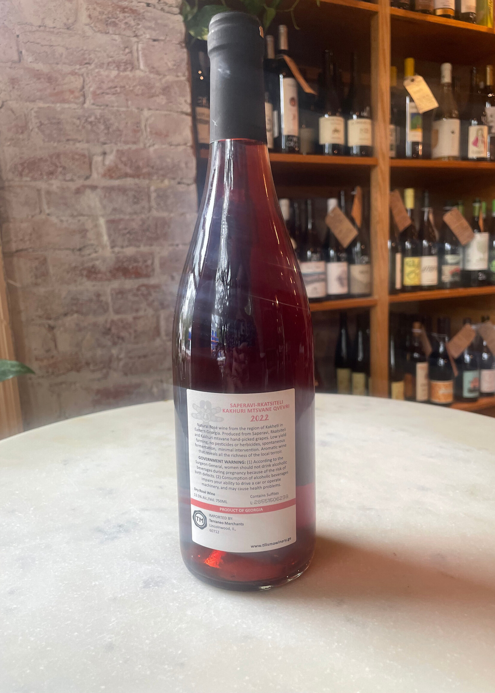 Tilisma Winery, Qvevri Rose, Kakheti, Mukuzani, Georgia 2024 750ml