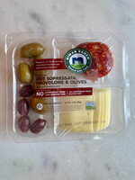 Niman Ranch, Hot Sopressata, Provolone & Olives 3oz (85g)