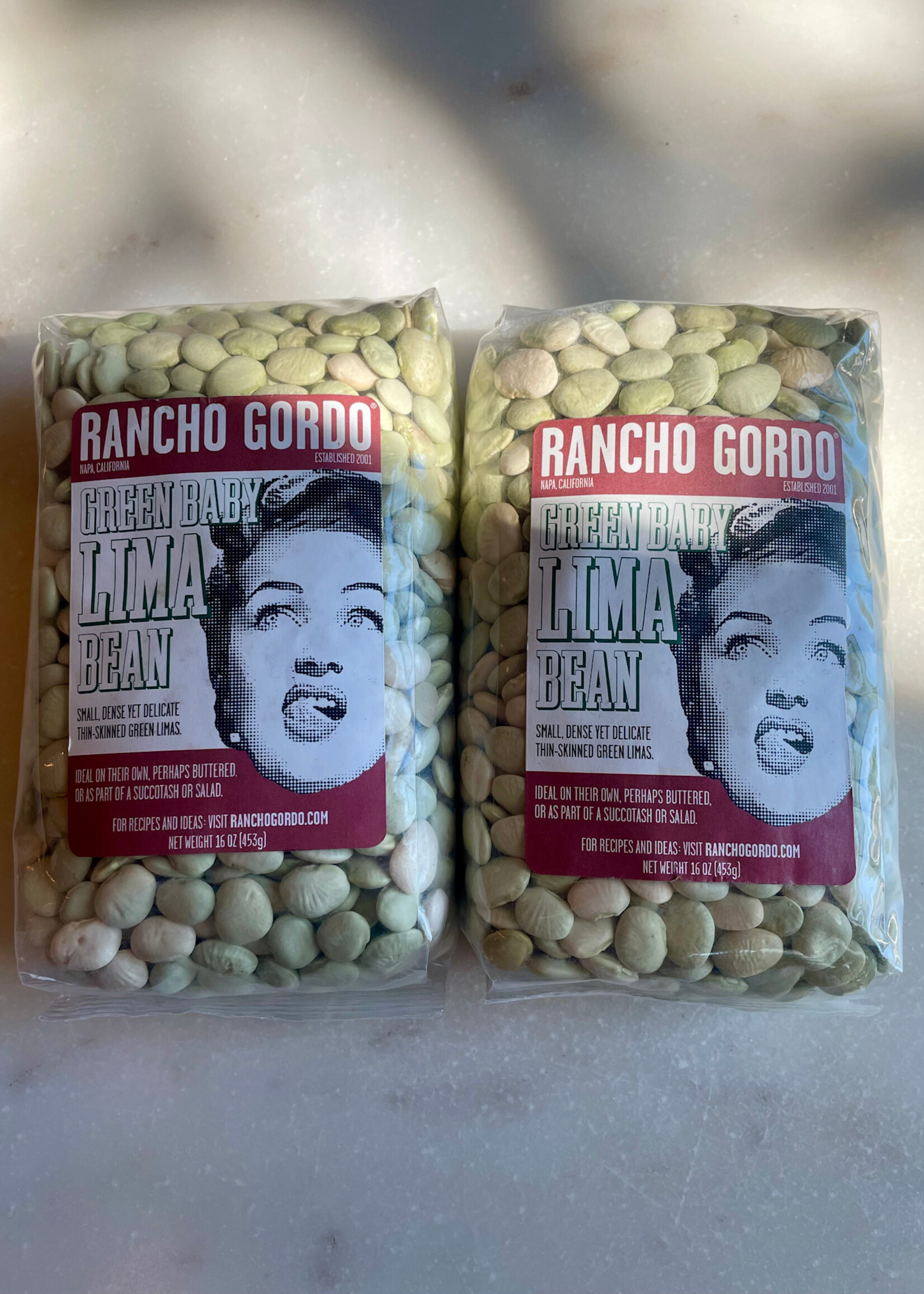 Rancho Gordo Baby Green Lima Beans 16oz