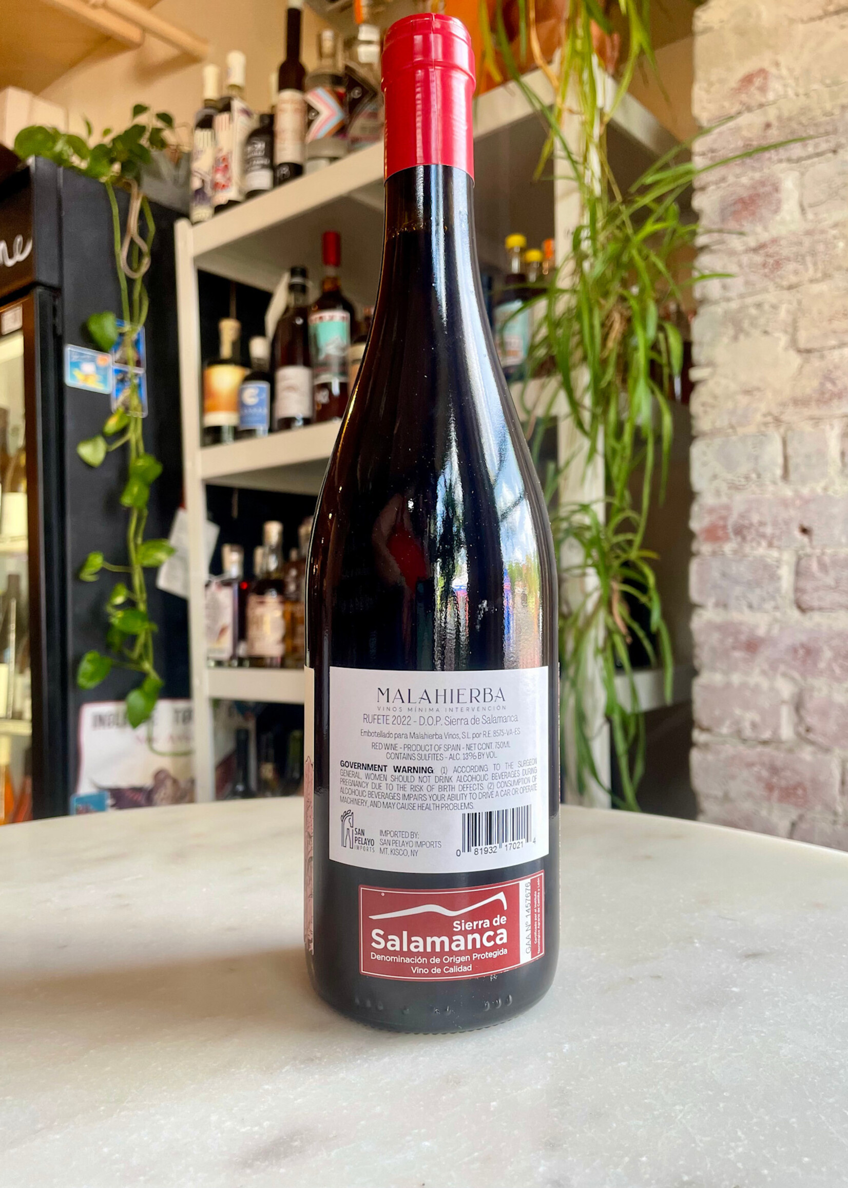 Vinos Mínima Interventión, Malahierba Rufete, D.O.P. Sierra de Salamanca, Spain 2022