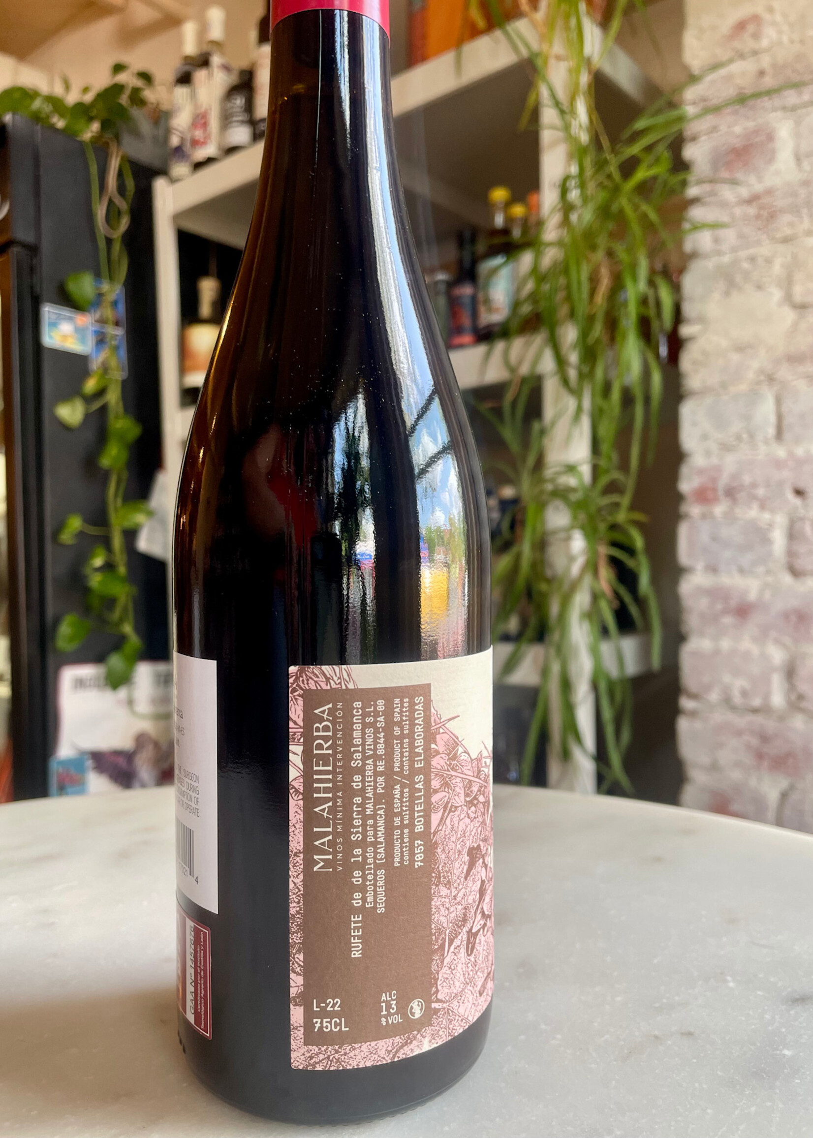 Vinos Mínima Interventión, Malahierba Rufete, D.O.P. Sierra de Salamanca, Spain 2022