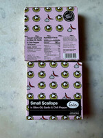 Lata Small Scallops in Olive Oil with Garlic & Chili Pepper 14/18 Pieces 110g/ 3.88oz