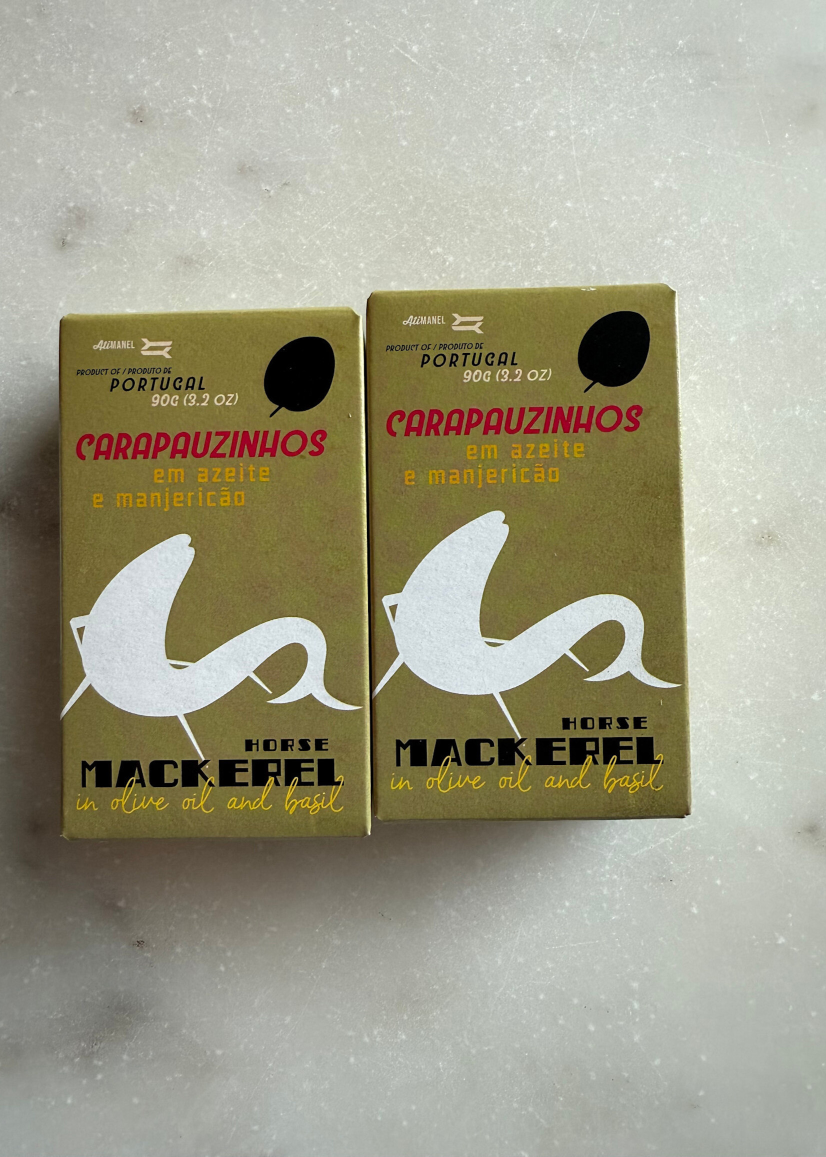 Ati Manel Horse Mackerel in Olive Oil w/ Basil 3.2oz ( 90g)