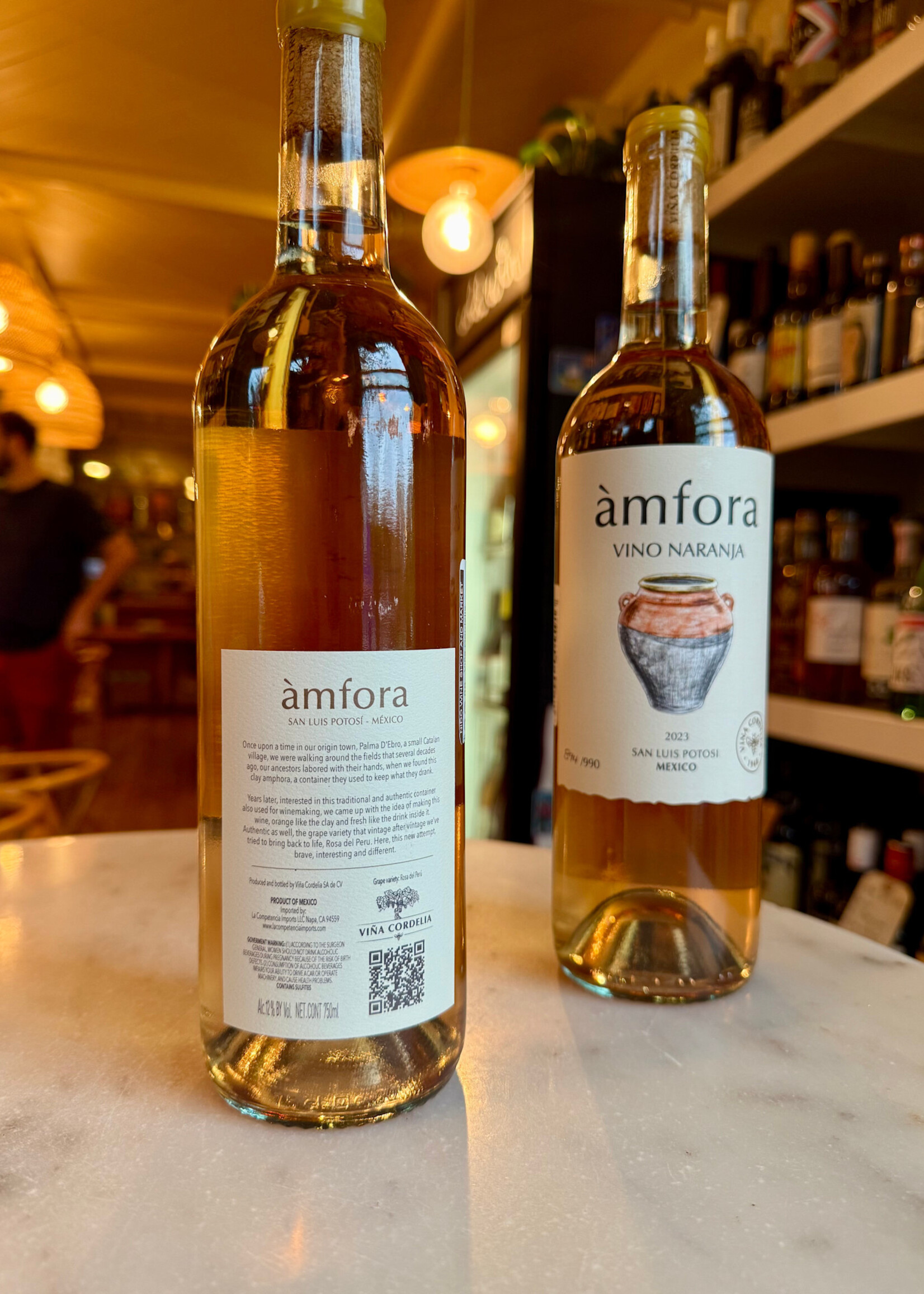 Viña Cordelia “Amfora” Vino Naranja, San Luis Potosí , Mexico 2023 750ml