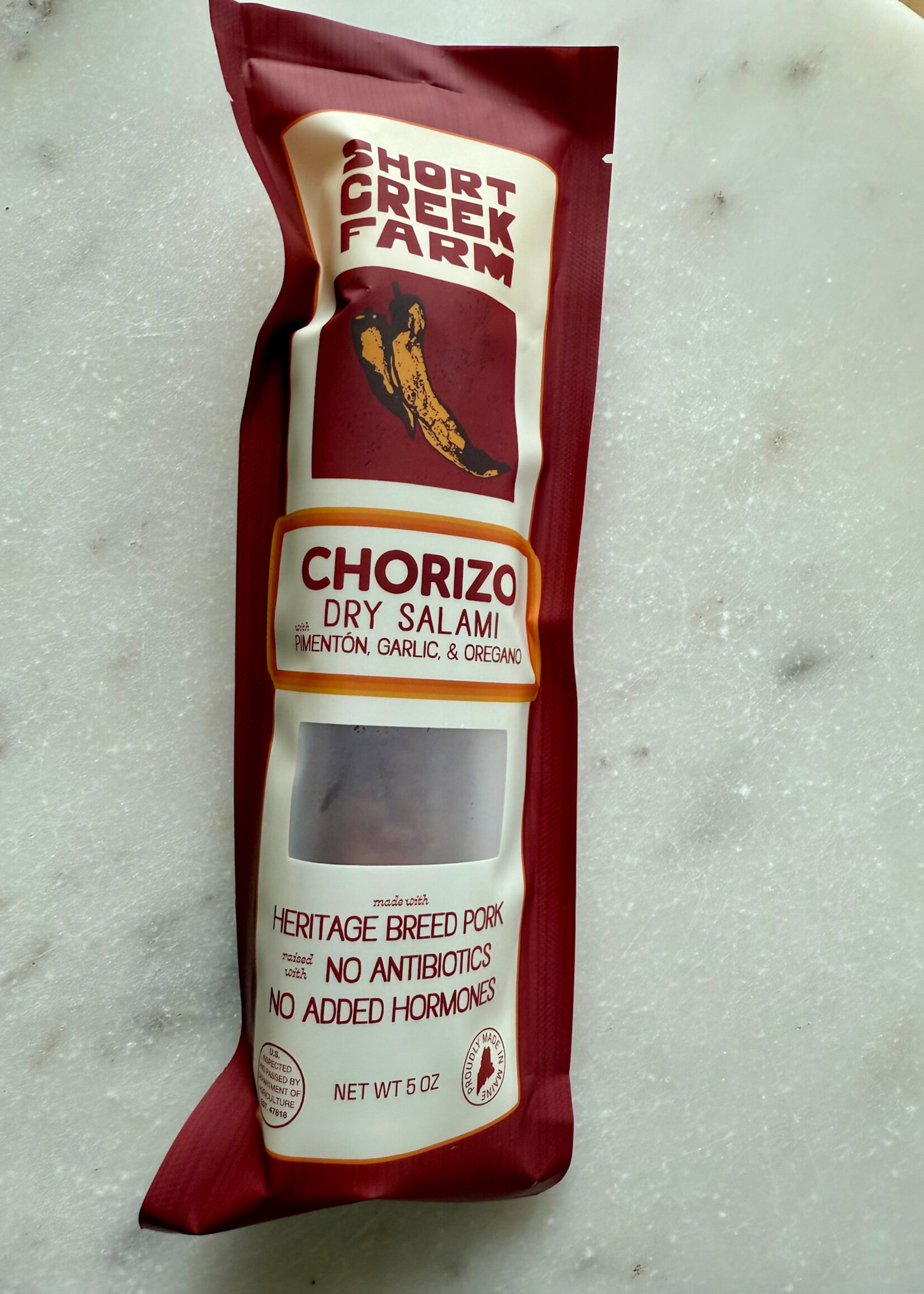 Short Creek Farm Chorizo, Maine 5 oz