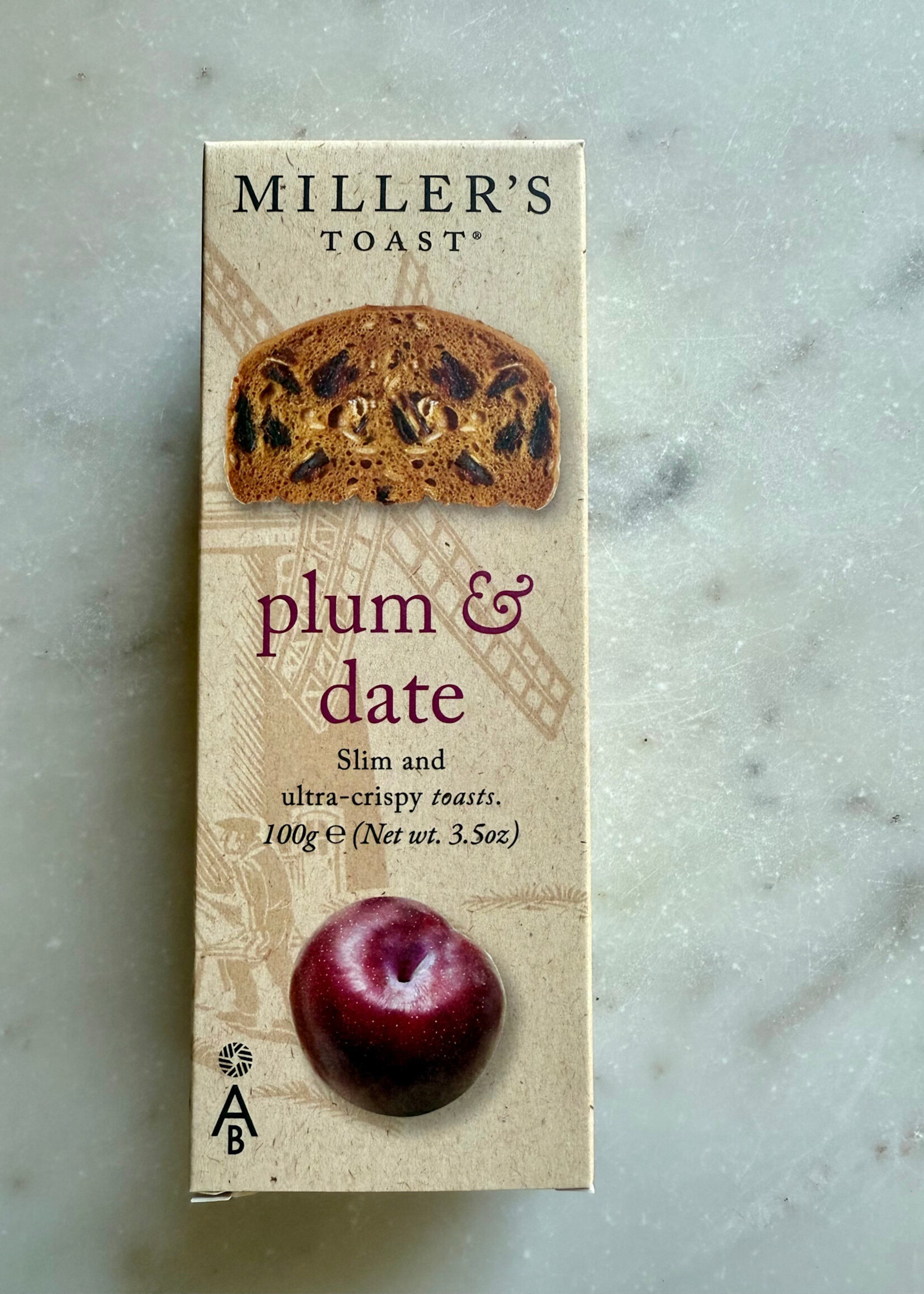 Miller’s Toast Plum & Date 100g (3.5oz)