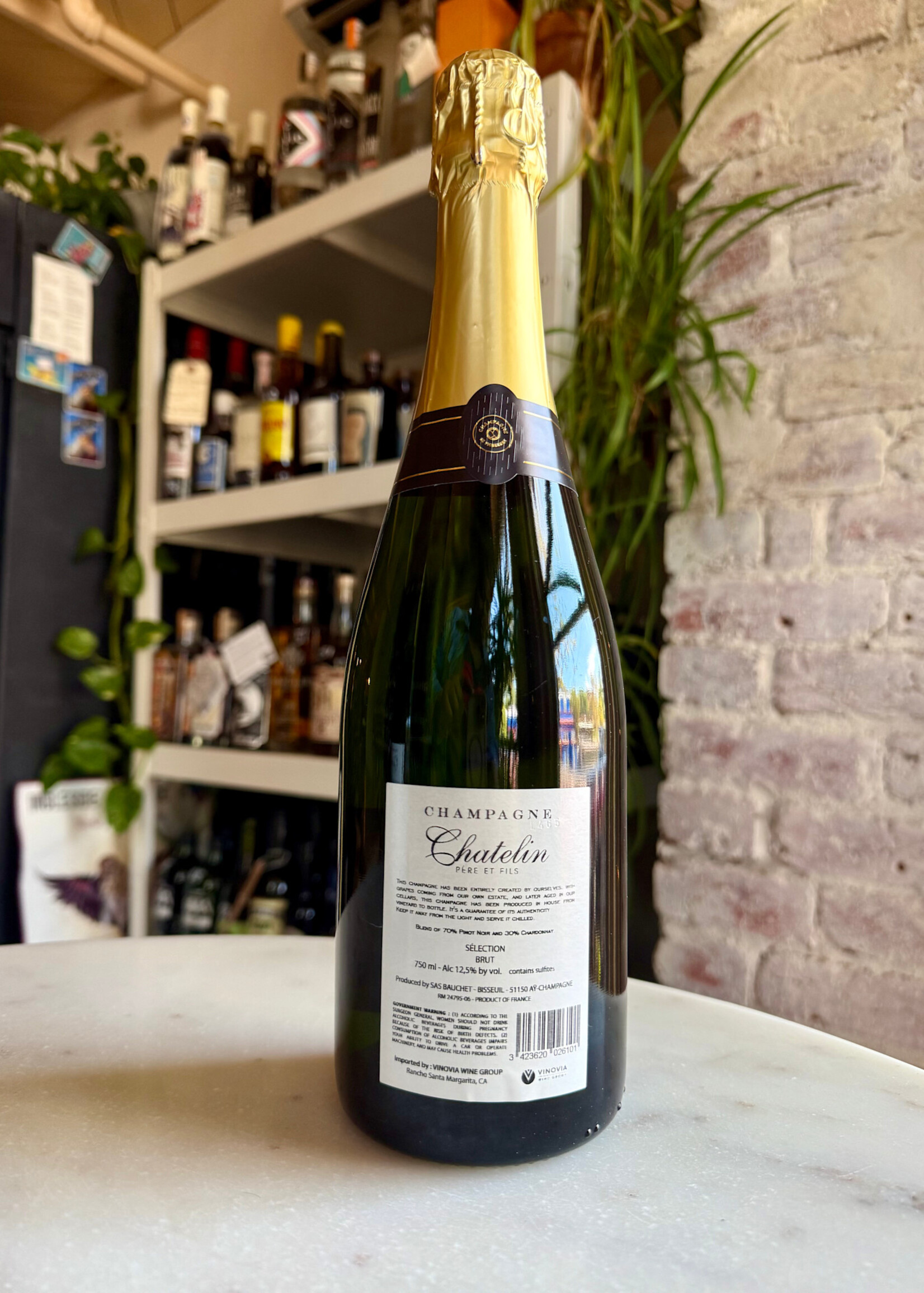 Champagne Chatelin Pere et Fils Brut, Champagne, France NV