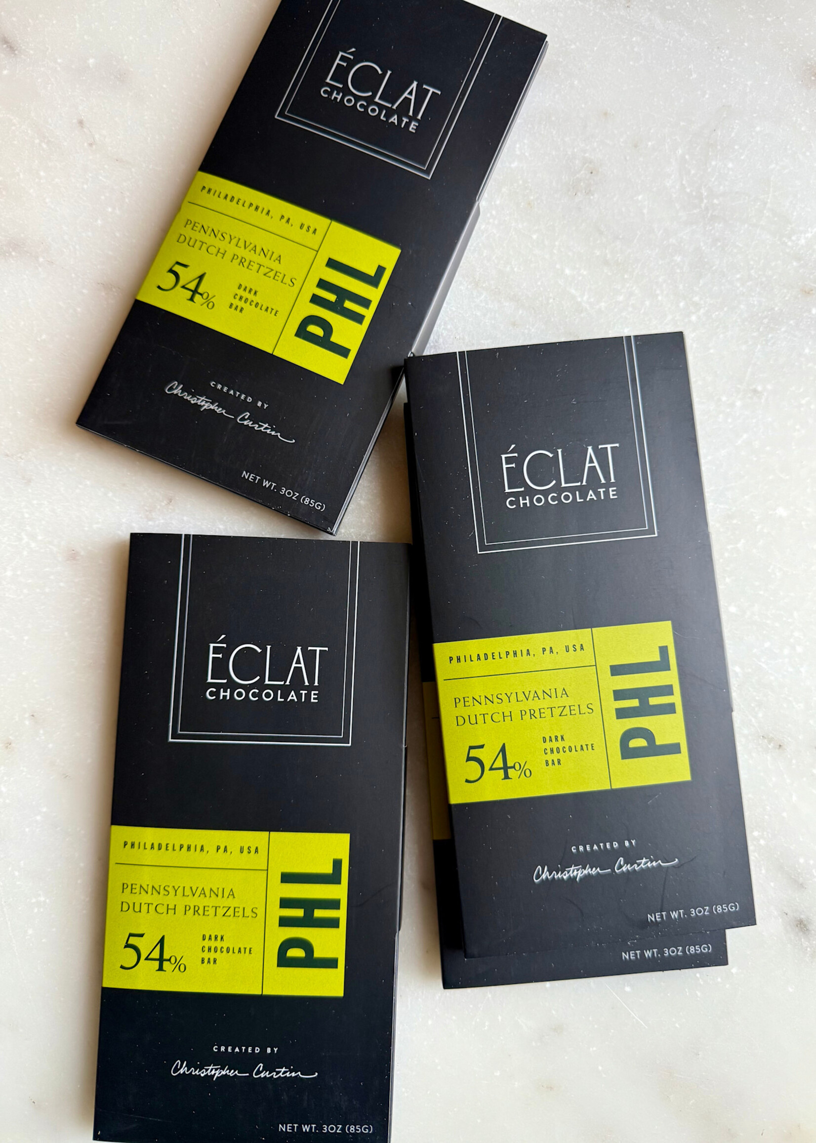 Éclat Dutch Pretzel Dark Chocolate Bar 3oz (85g)