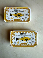 Miss Can Codfish in Olive Oil with Chickpeas 4.20oz (120g)