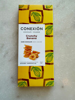 Conexión Chocolate, Crunchy Banana 66% Cacao Dark Chocolate, Ecuador 50g 1.8oz